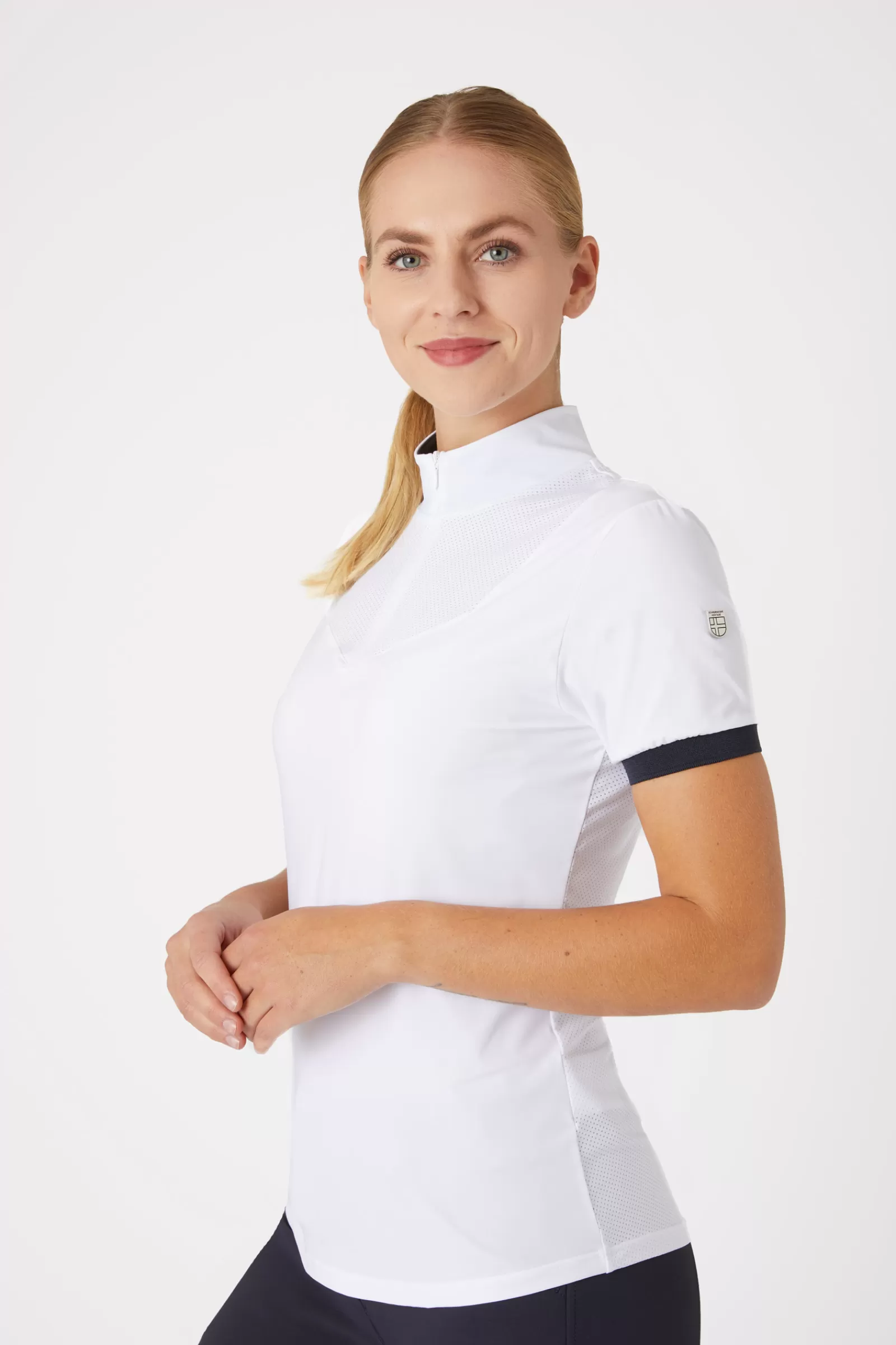 Show Clothing*horze Taylor Women'S Technical Shirt White