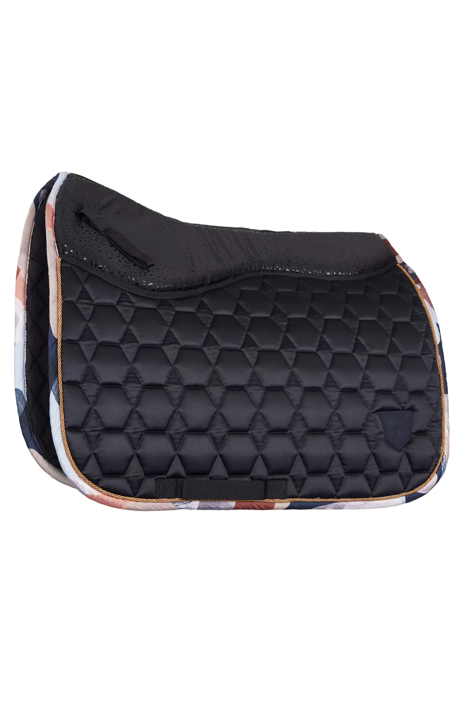 Club Apparel*horze Terrazzo Dressage Saddle Pad Dark Navy