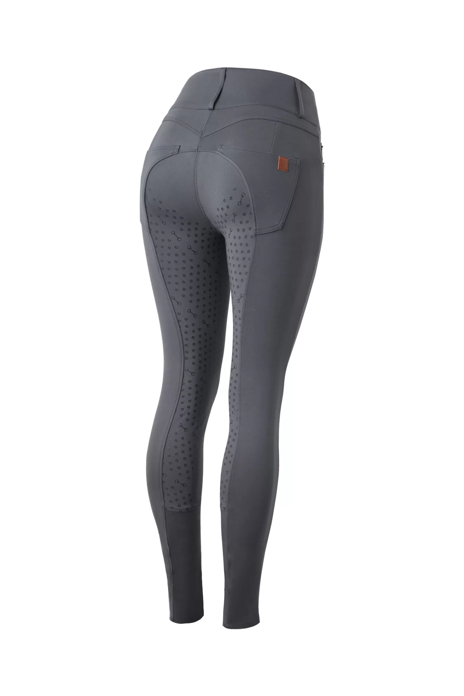 Full Seat Breeches*horze Teya Women'S Full Grip Breeches Iron Gate Grey