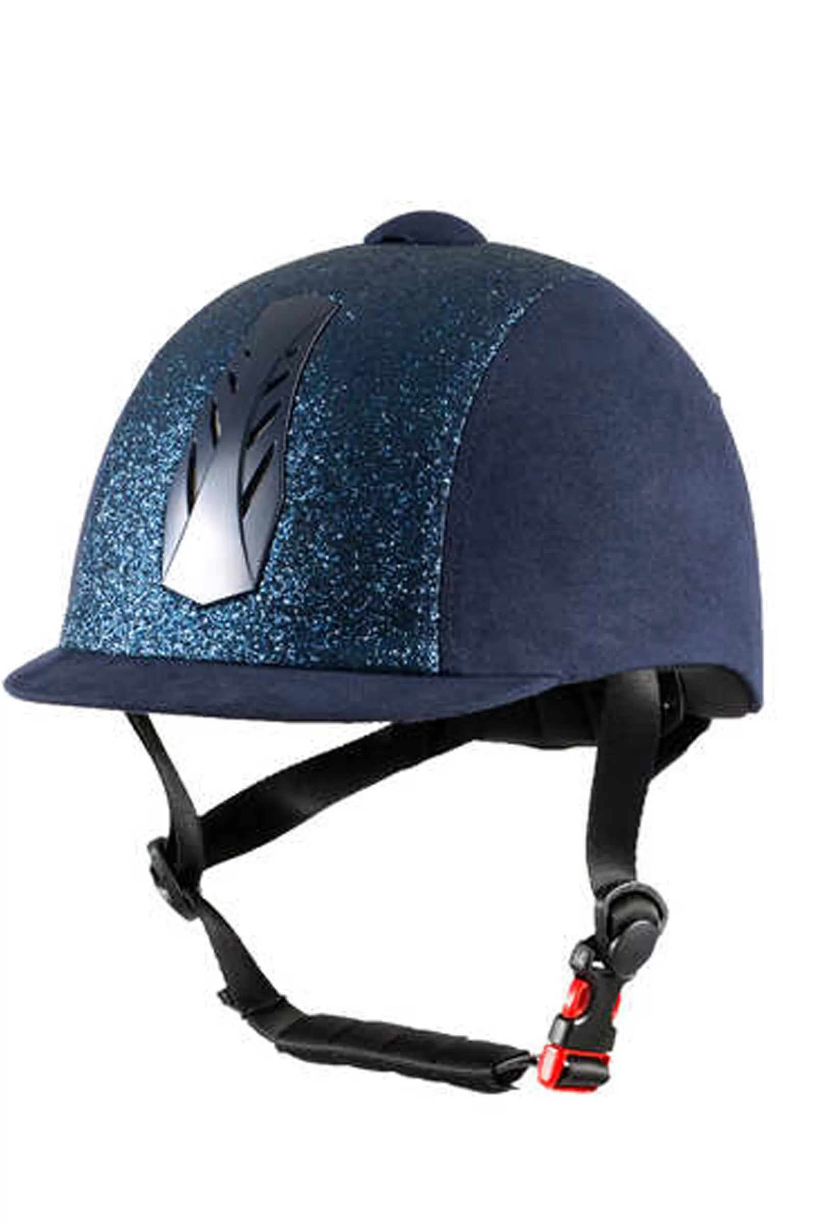 Club Apparel*horze Triton Galaxy Riding Helmet Blue/Smoke Grey