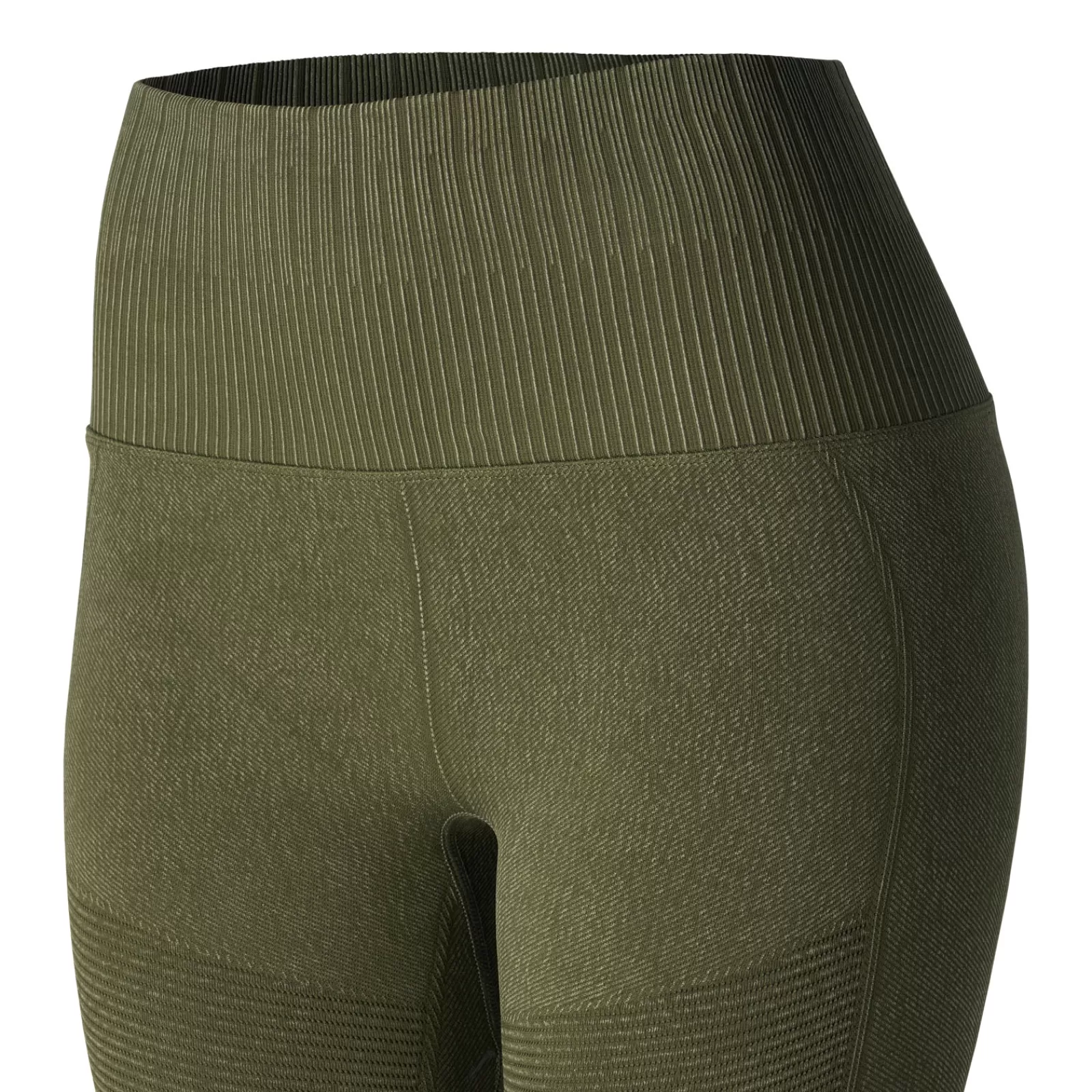 Riding Tights*horze Vanessa Women'S Seamless Denim-Look Silicone Full Seat Tights Dark Lichen Green