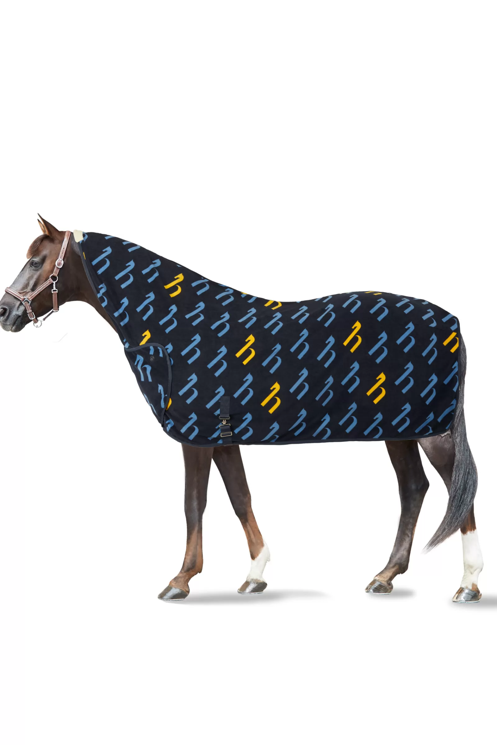 horze Wicklow Cooler Rug With Logo Print> Fleece Horse Rugs & Cooler Rugs