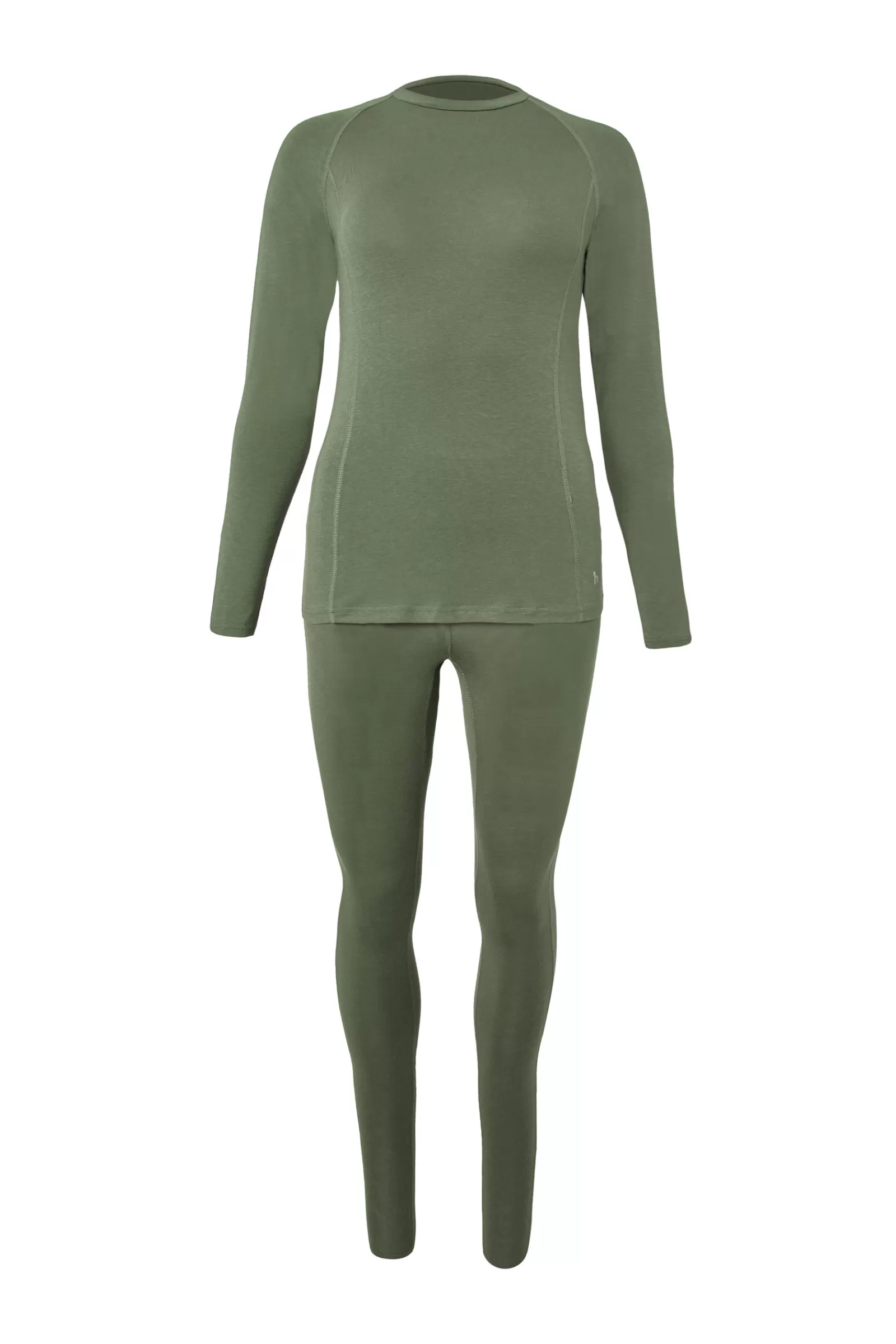 Underwear*horze Women'S Bamboo Underwear Set Beetle Khaki Green