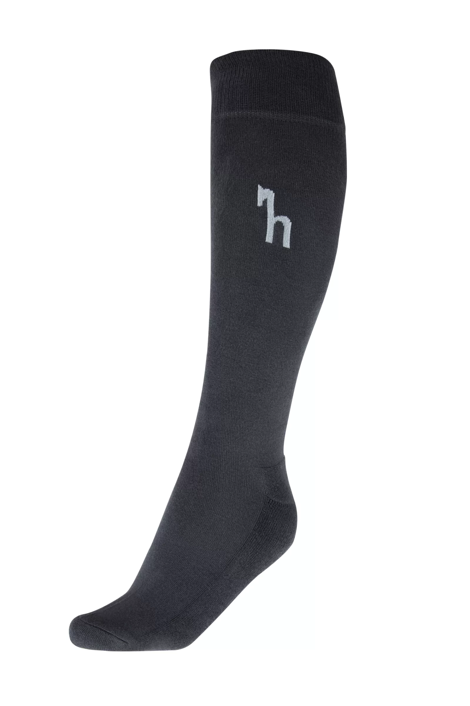 Riding Socks*horze Women'S Bamboo Winter Riding Socks Blackened Pearl Grey