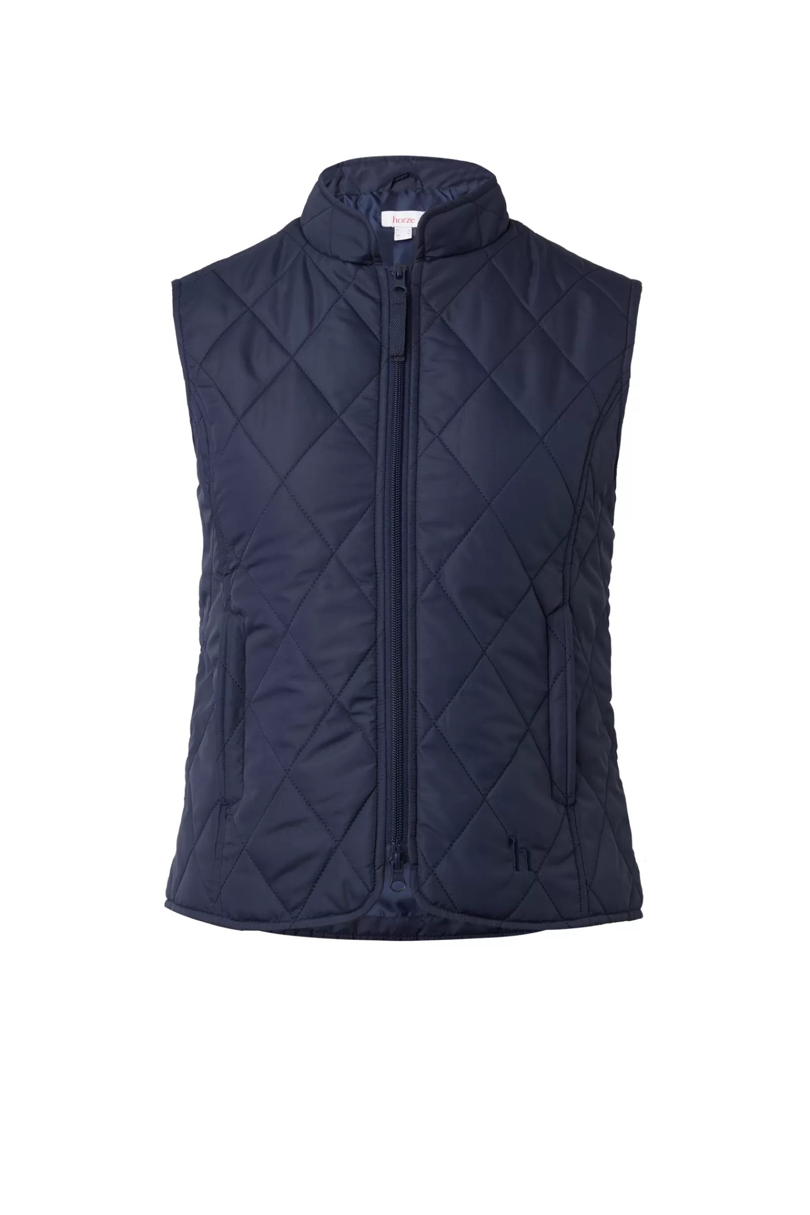 Coats & Jackets*horze Women'S Classic Quilted Riding Vest Peacoat Dark Blue