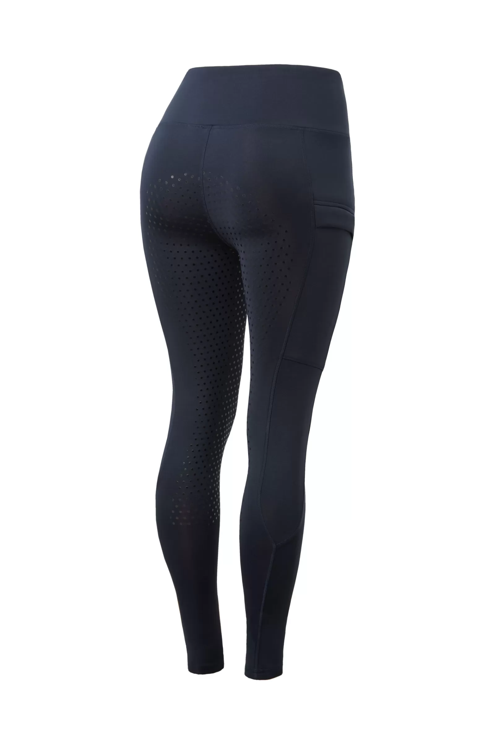 Riding Tights*horze Women'S Full Seat Tights With Mesh Leg Bottoms Db/Ab