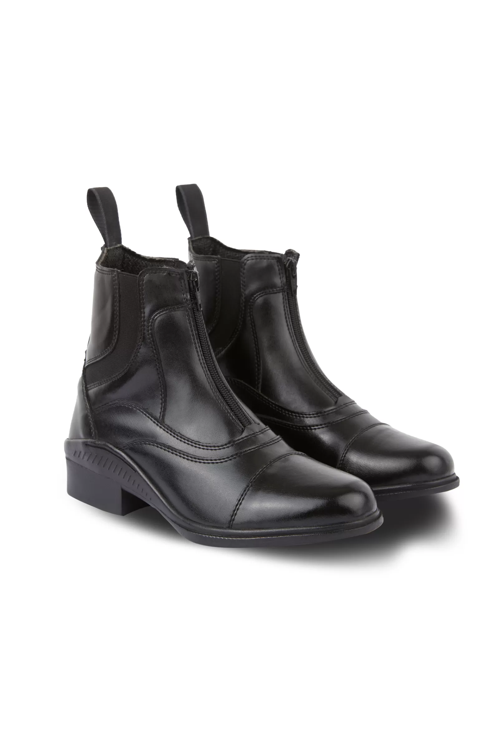 Jodhpur Boots*horze Women'S Jodhpur Boots With Elastic Panels Black