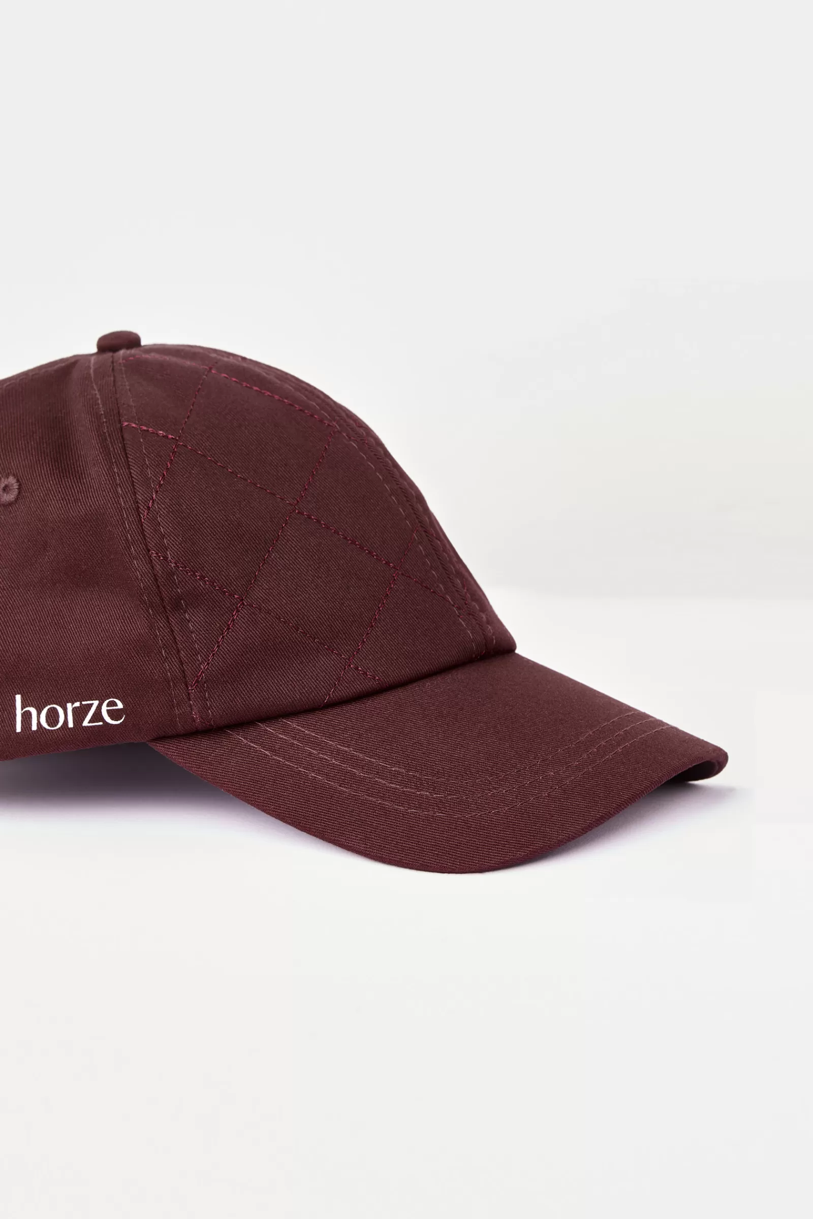 Caps & Headbands*horze Women'S Quilted Cap Burgundy Red Mahogany