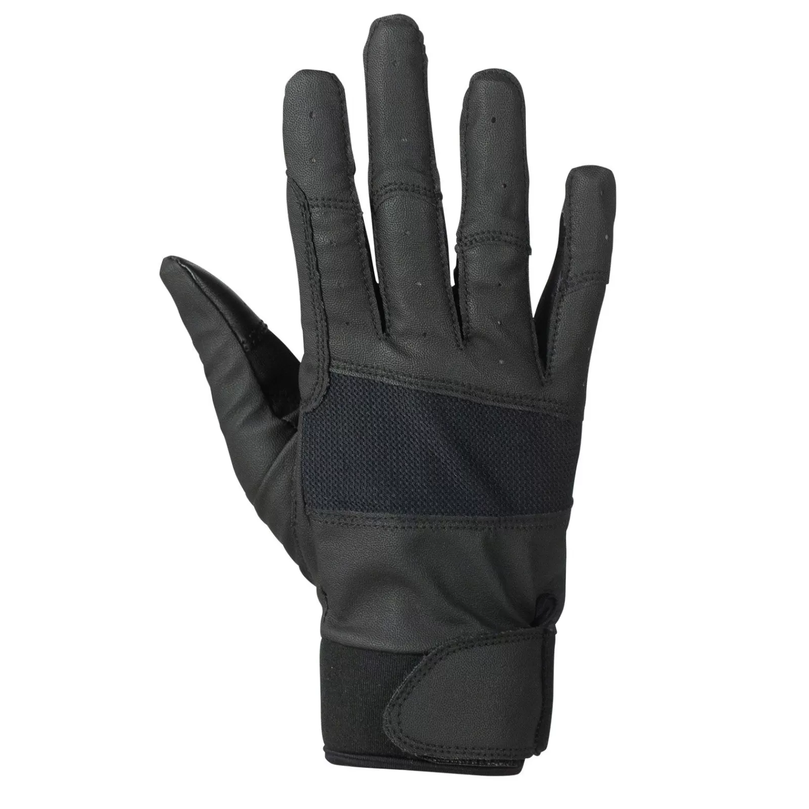 Summer Riding Gloves*horze Women'S Stretch Riding Gloves With Neoprene Cuffs Black