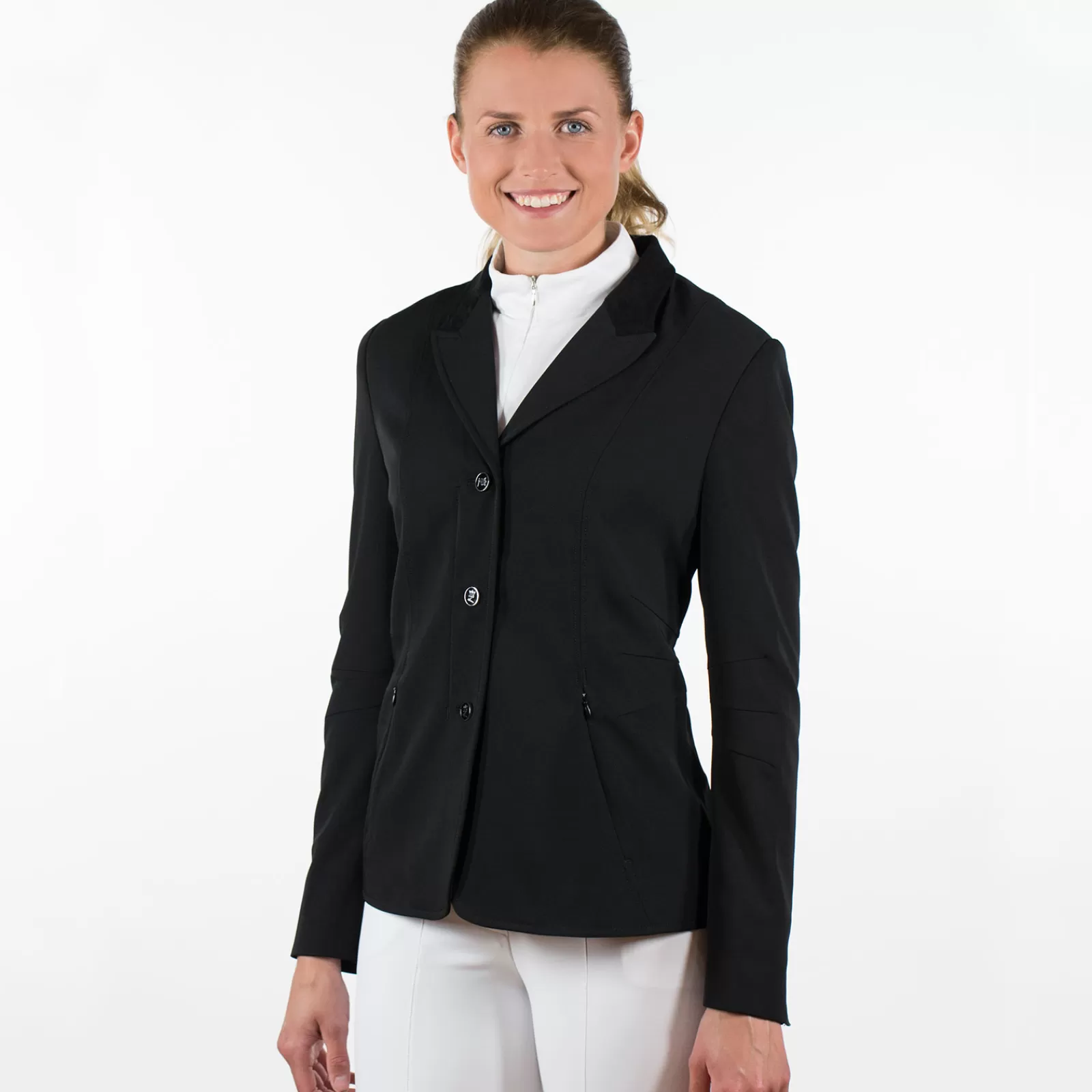 Show Clothing*horze Yvonne Women'S Show Riding Jacket Black