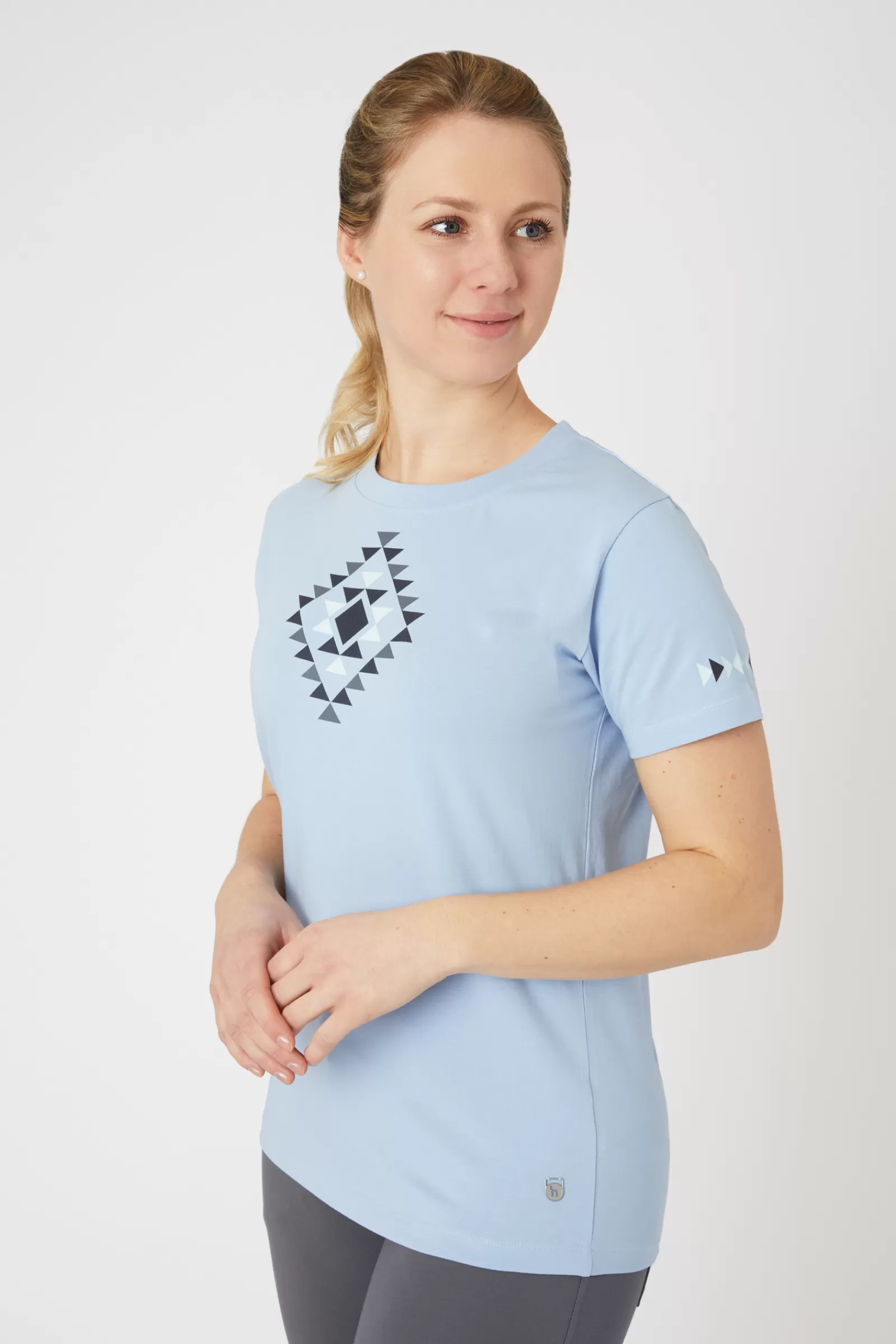 Tops & T-Shirts*horze Zion Women'S Printed T-Shirt Cashmere Blue