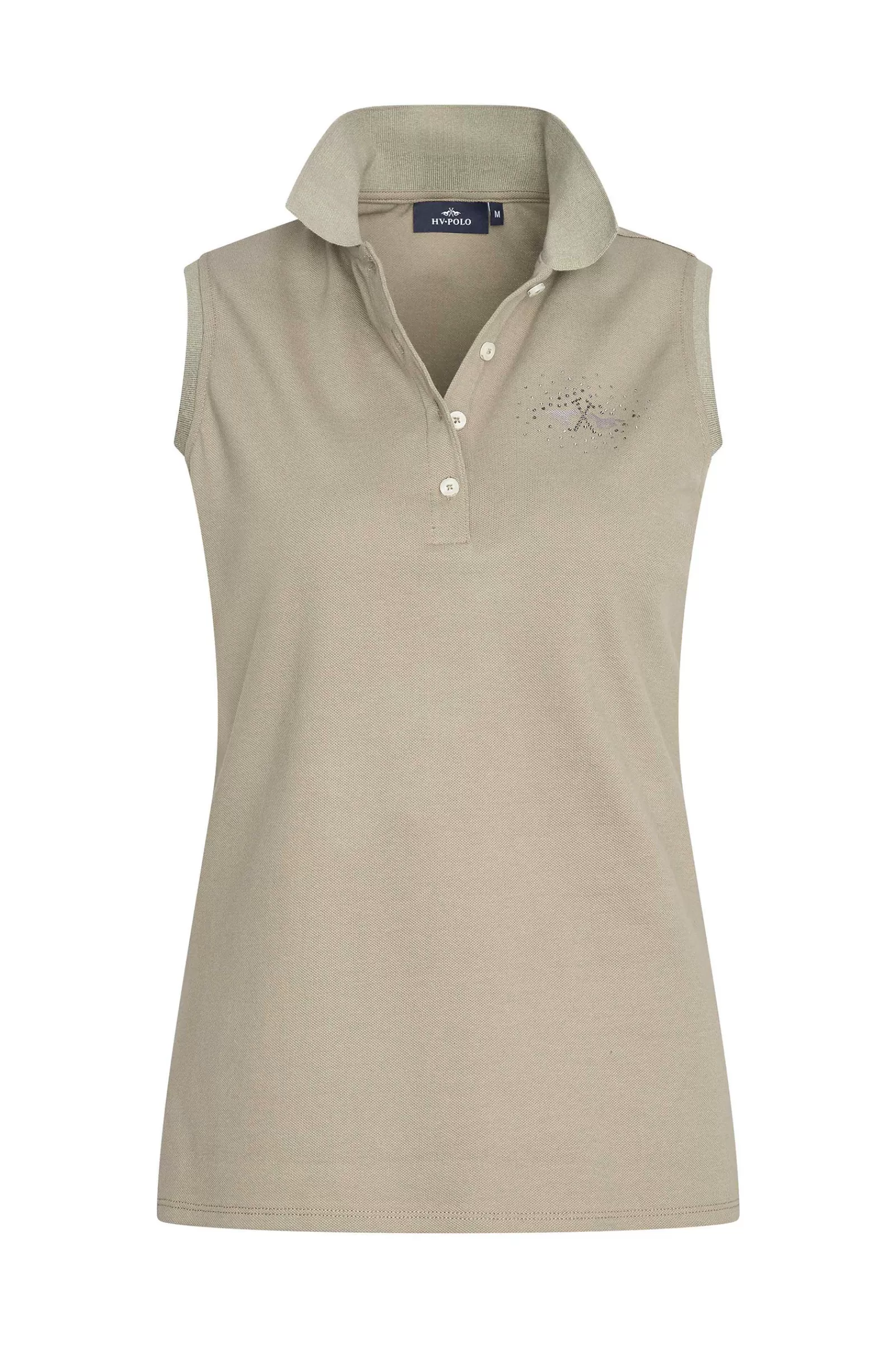 Tops & T-Shirts*hvpolo Hv Polo Hvp Classic Women'S Sleeveless Polo Shirt Olive Green