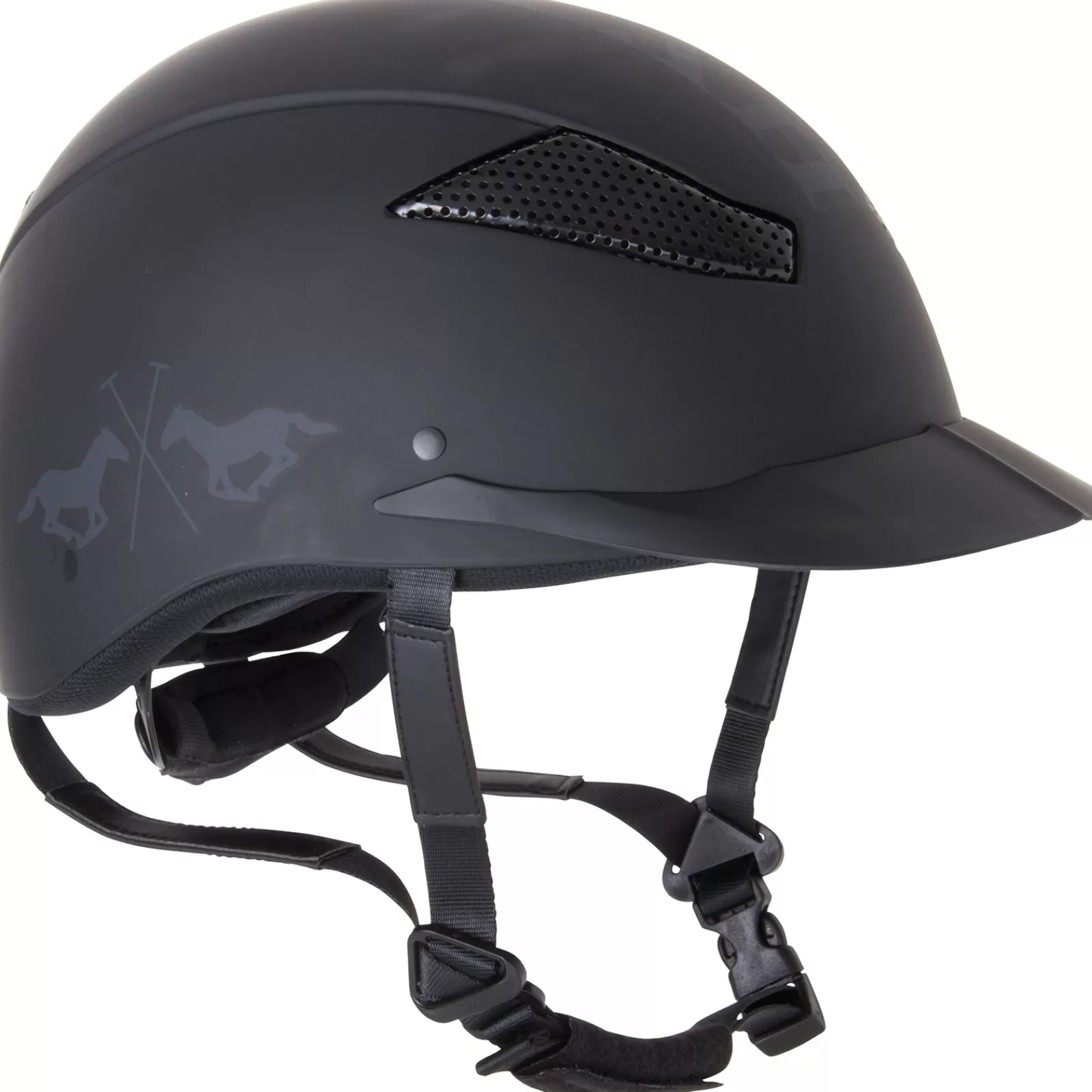 Riding Hats & Helmets*hvpolo Hv Polo Riding Helmet Langley Black