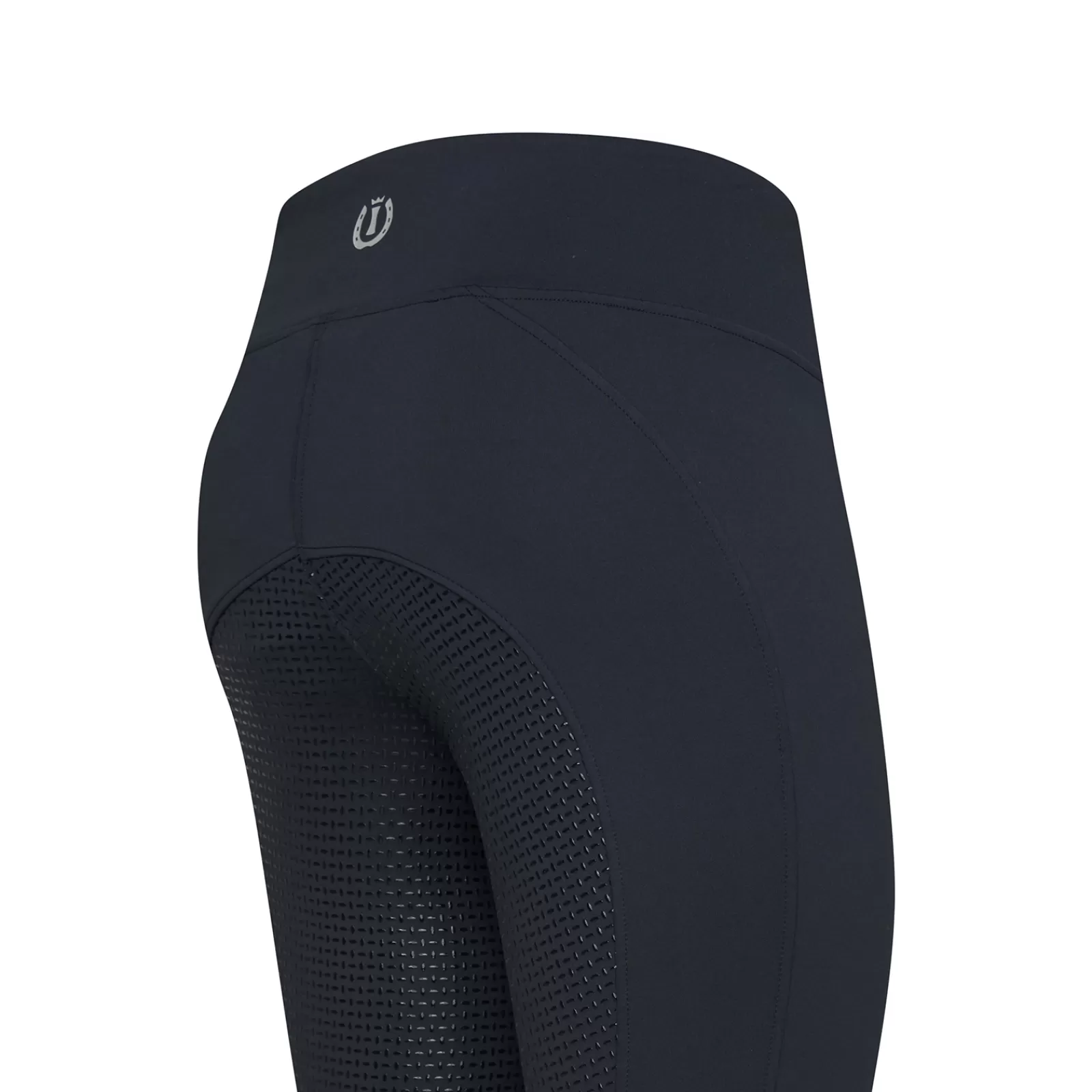Riding Tights*imperialriding Imperial Riding Irh Shiny Uni Silicon Full Seat Riding Tights For Women Black