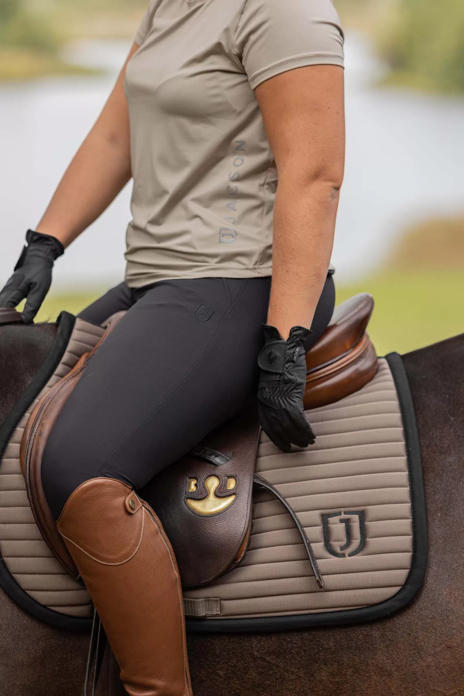 jacson Karlskrona All Purpose Saddle Pad> All Purpose & Jumping Saddle Pads