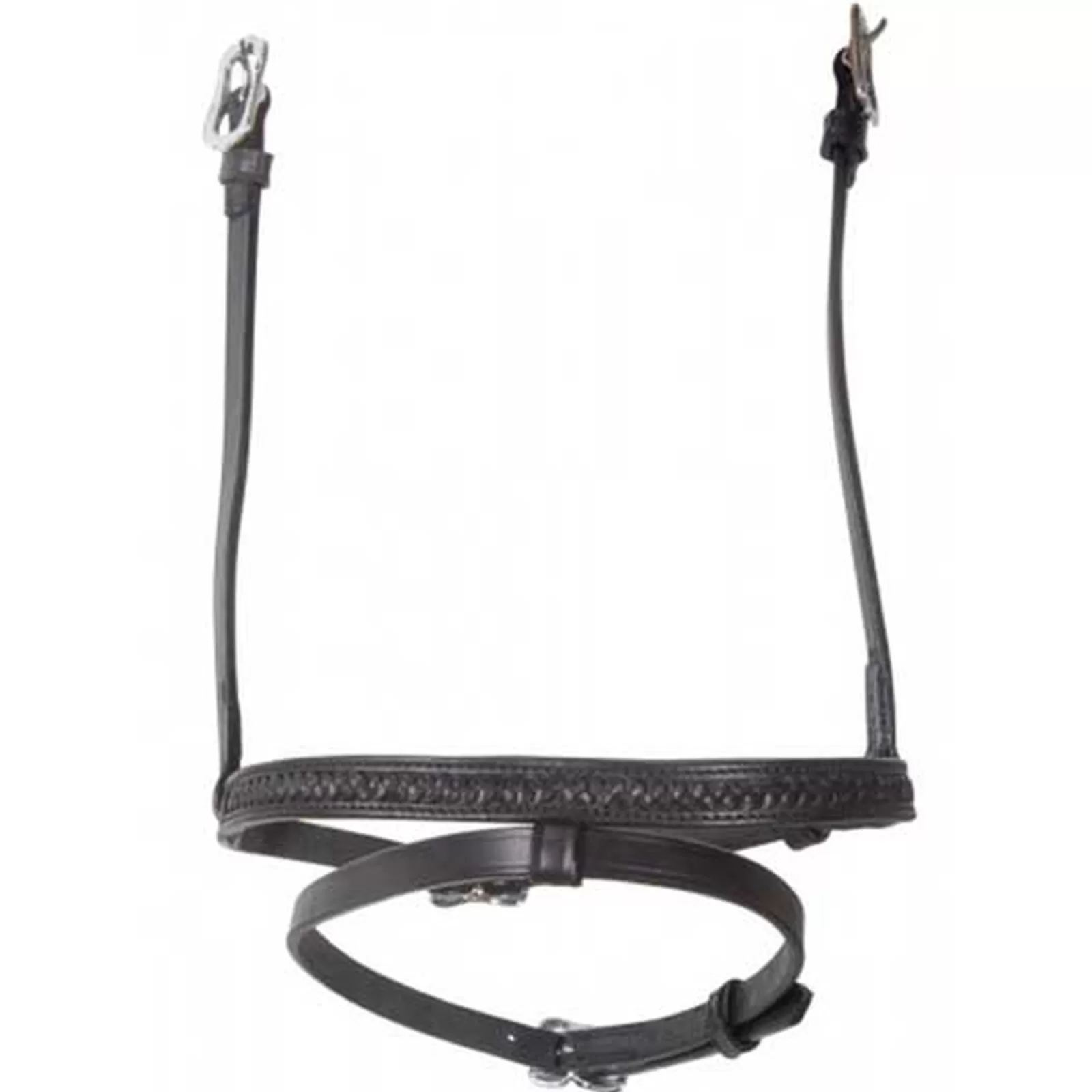 karlslund Combined Noseband With Braiding> Bridles & Nosebands