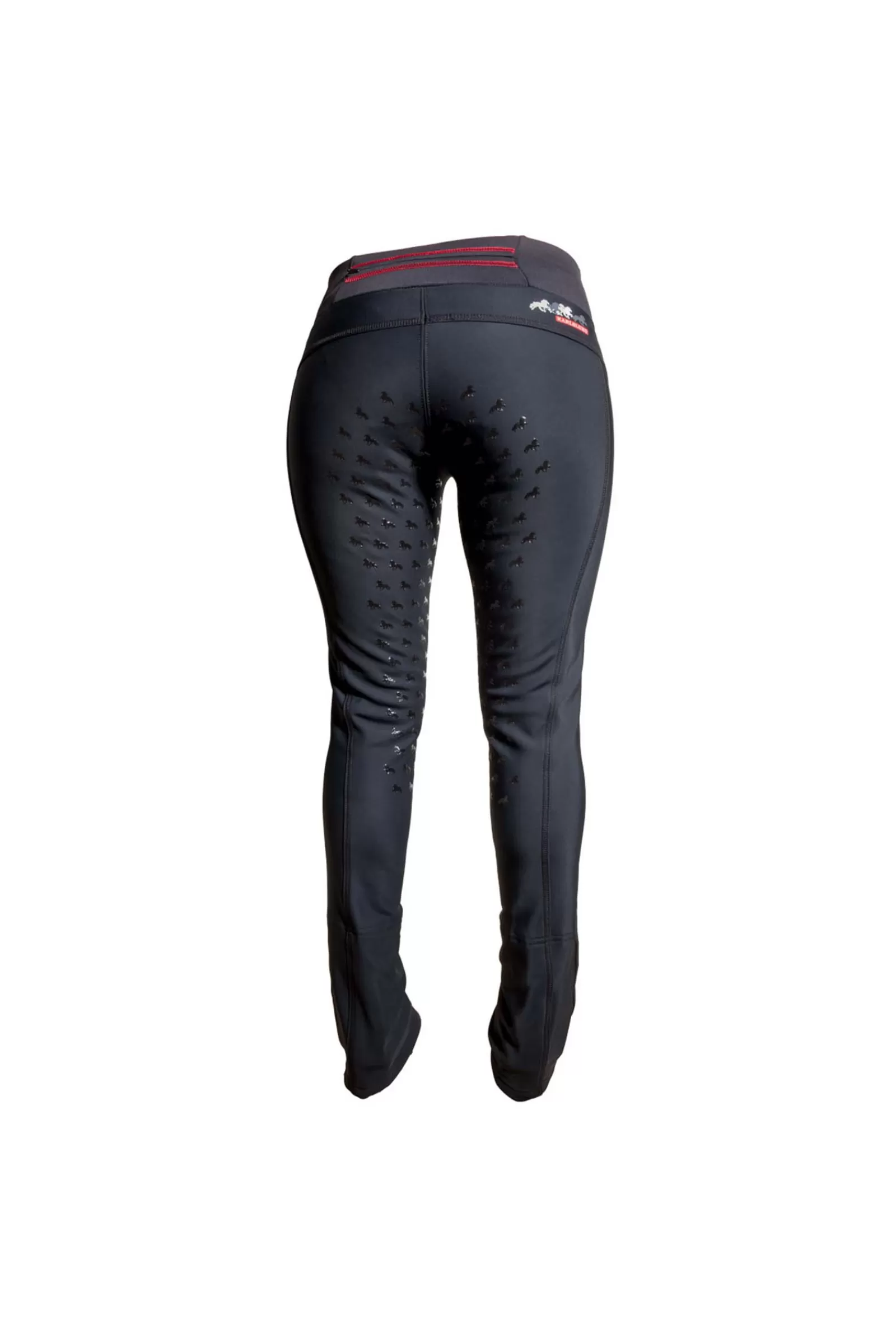 Riding Tights*karlslund Galdur Women'S Full Grip Winter Jodhpur Tights Black