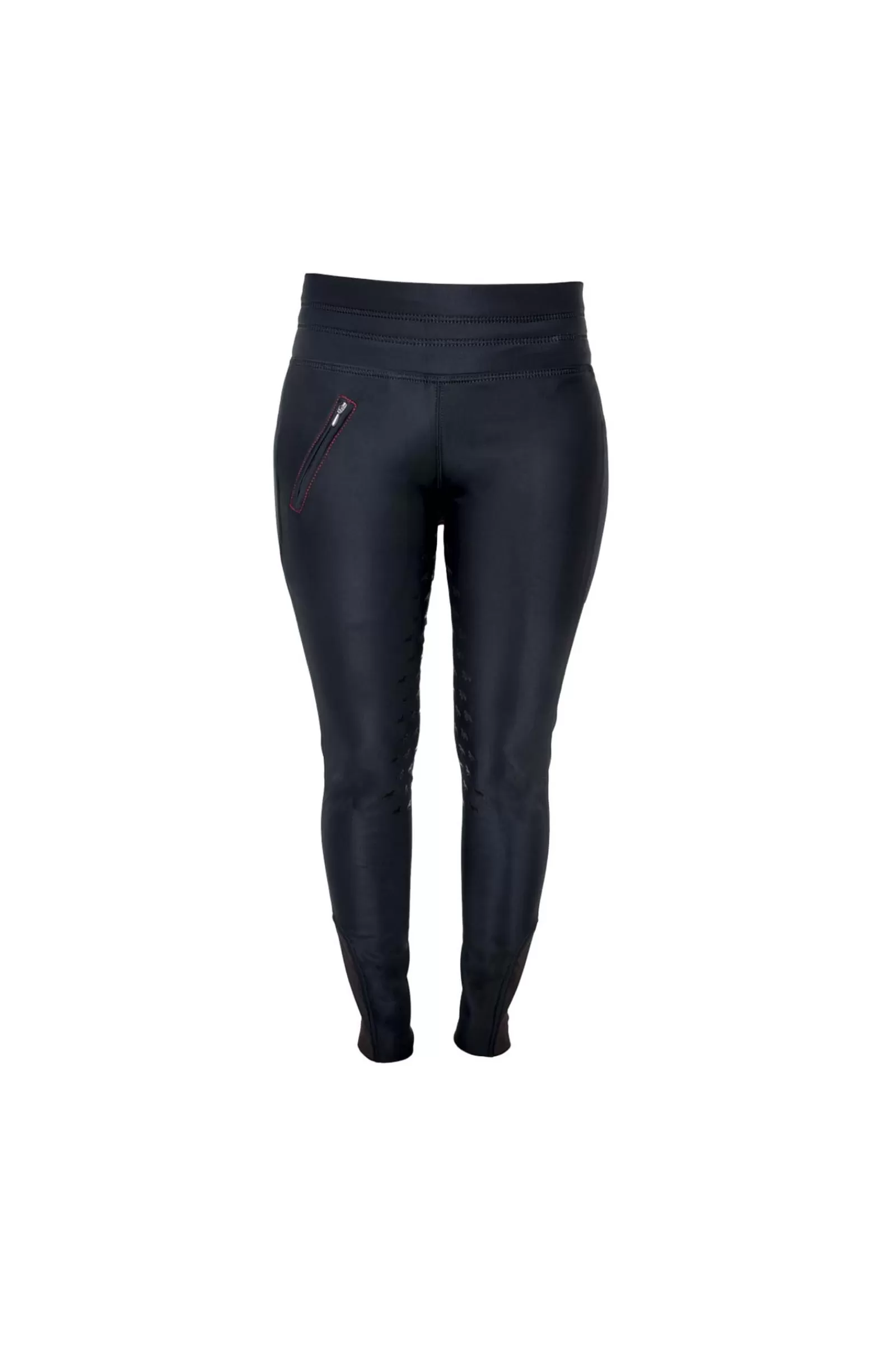 Riding Tights*karlslund Galdur Women'S Full Grip Winter Tights Black