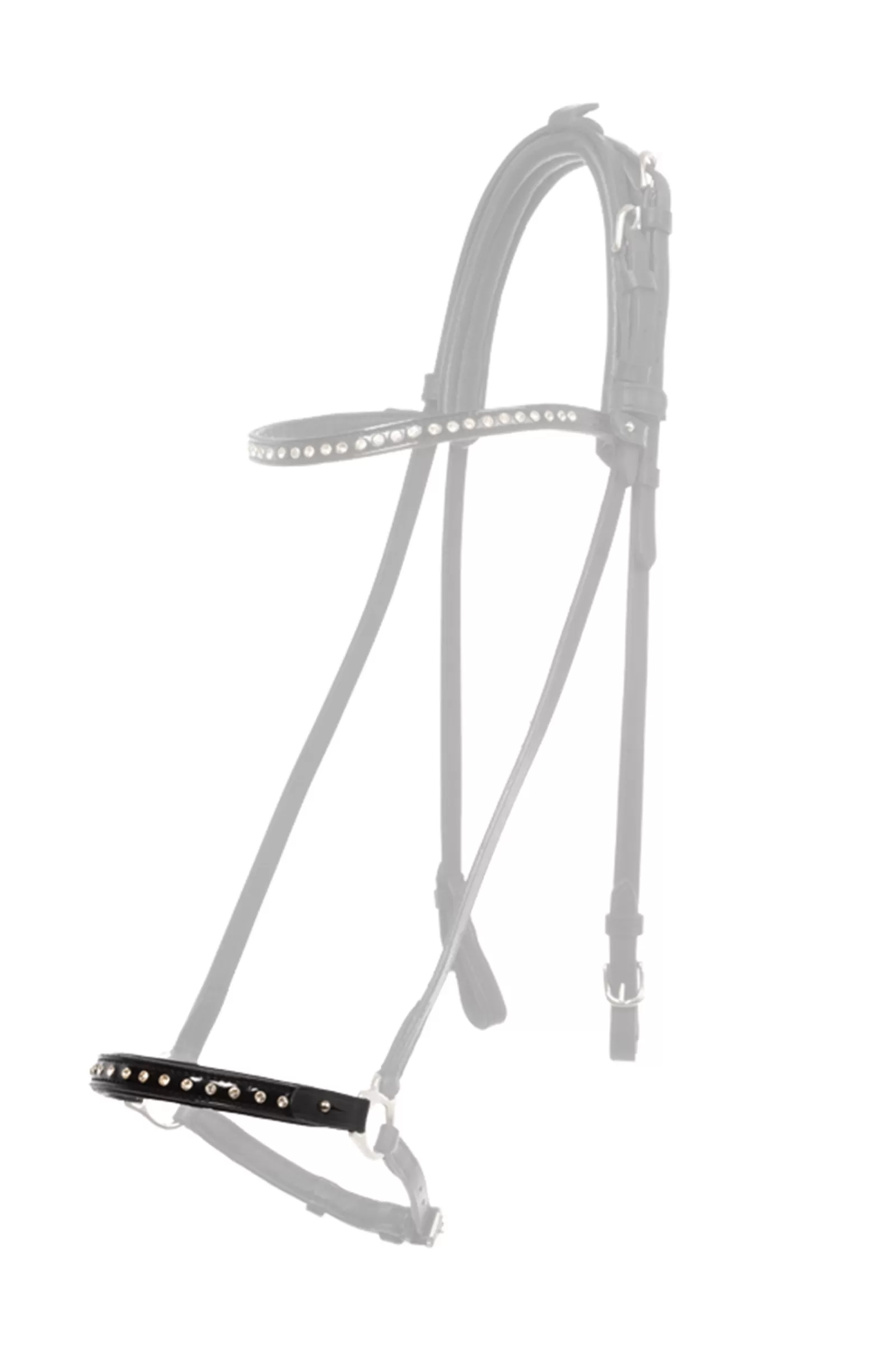 kavalkade Glansandi Dropped Noseband Piece For Kjartan Icelandic Bridle> Bridles & Nosebands
