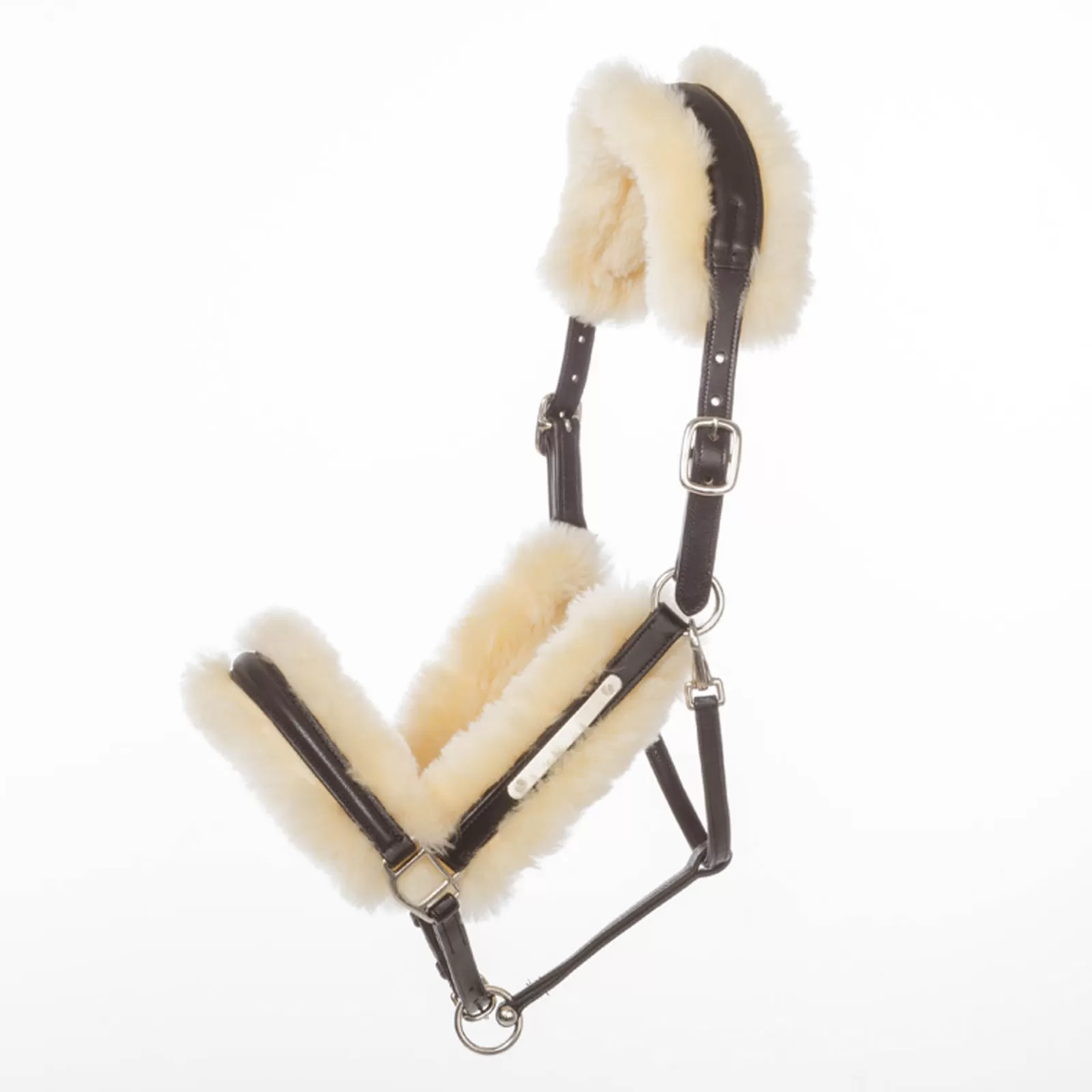 kavalkade Marvellous Leather Halter With Sheepskin> Leather Headcollars