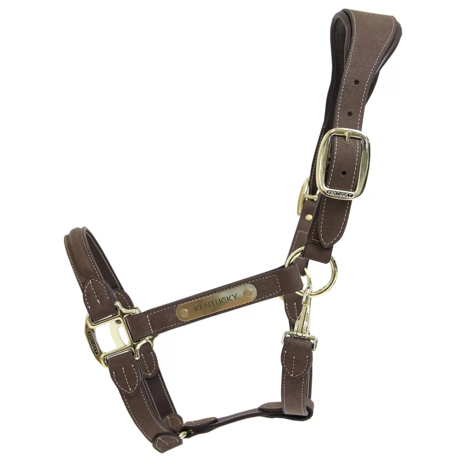 kentucky Horsewear Anatomic Suede Halter> Headcollars & Halters