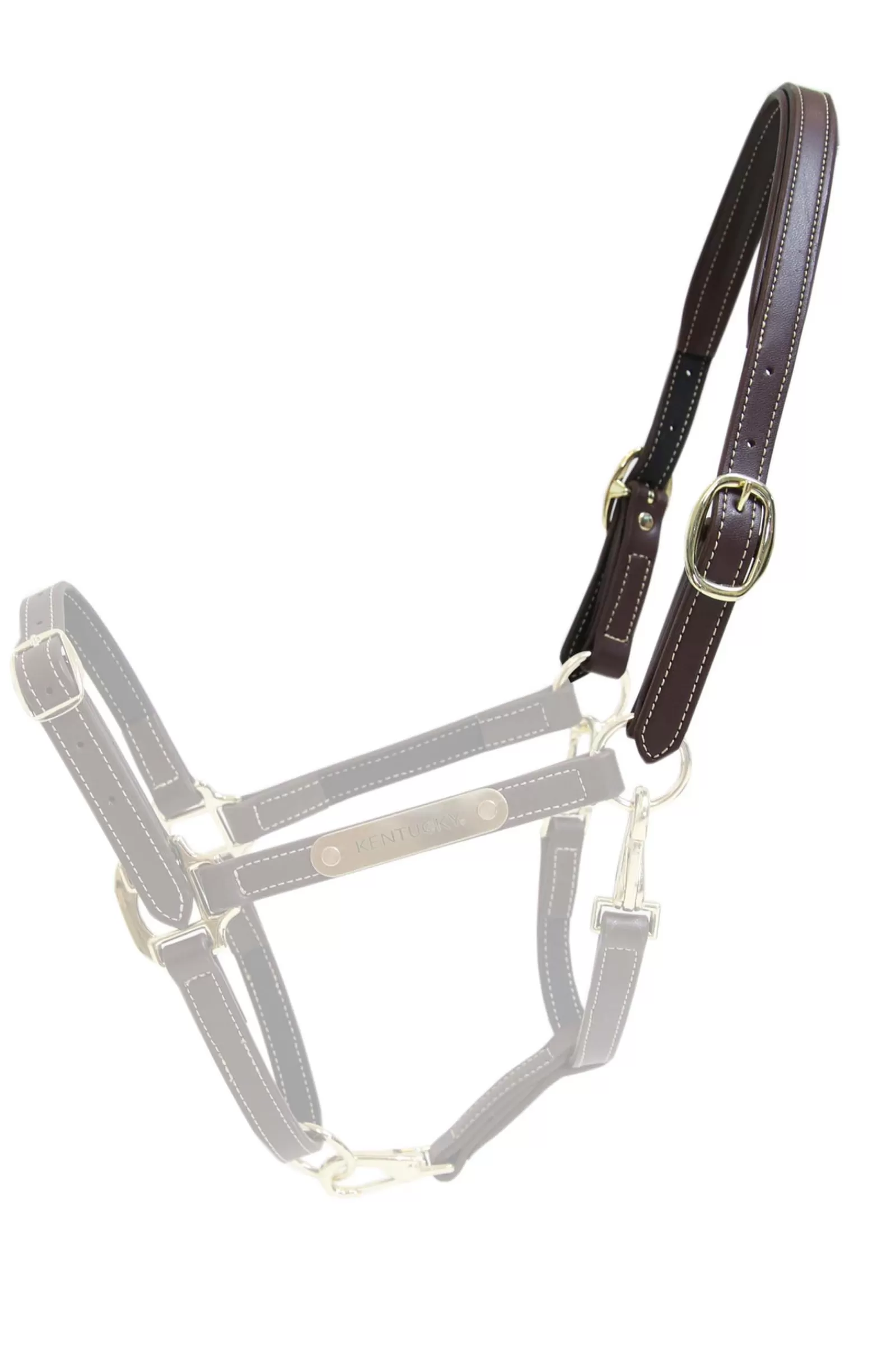 kentucky Horsewear Flexible Leather Halter Neck Piece> Leather Headcollars