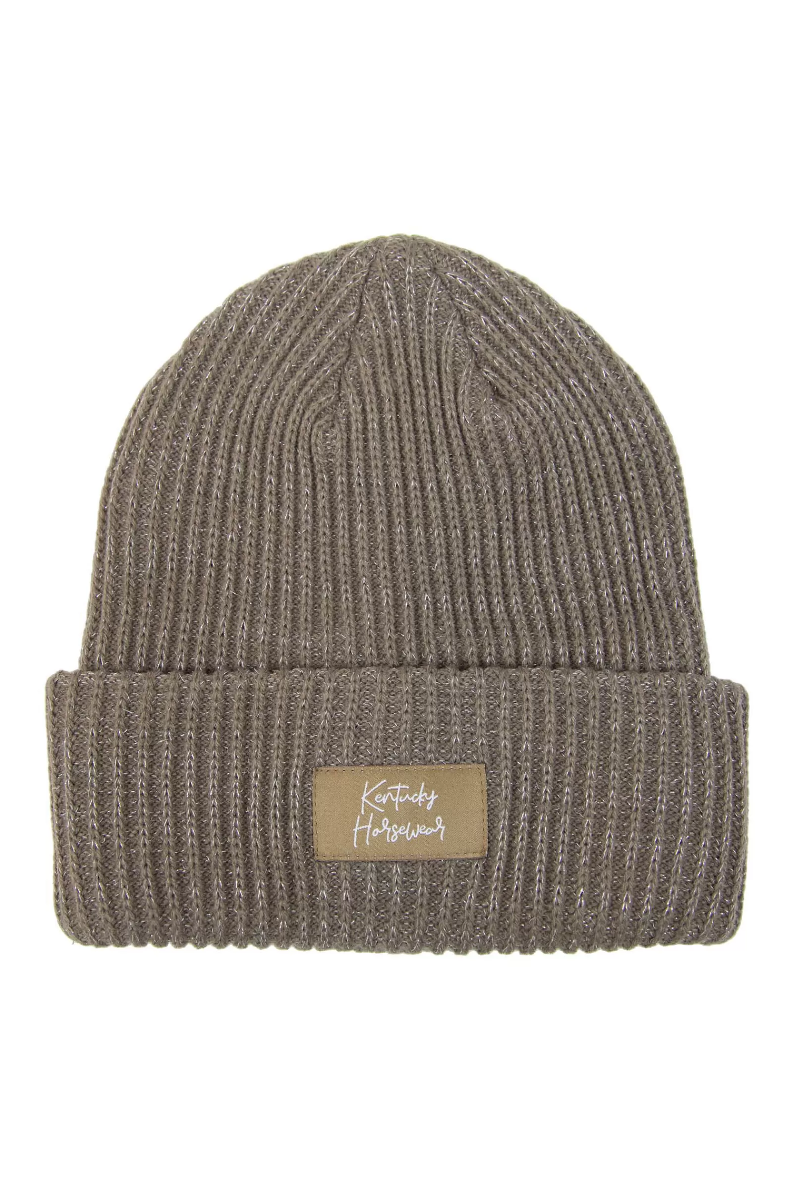 Caps & Headbands*kentucky Horsewear Glitter Beanie Beige