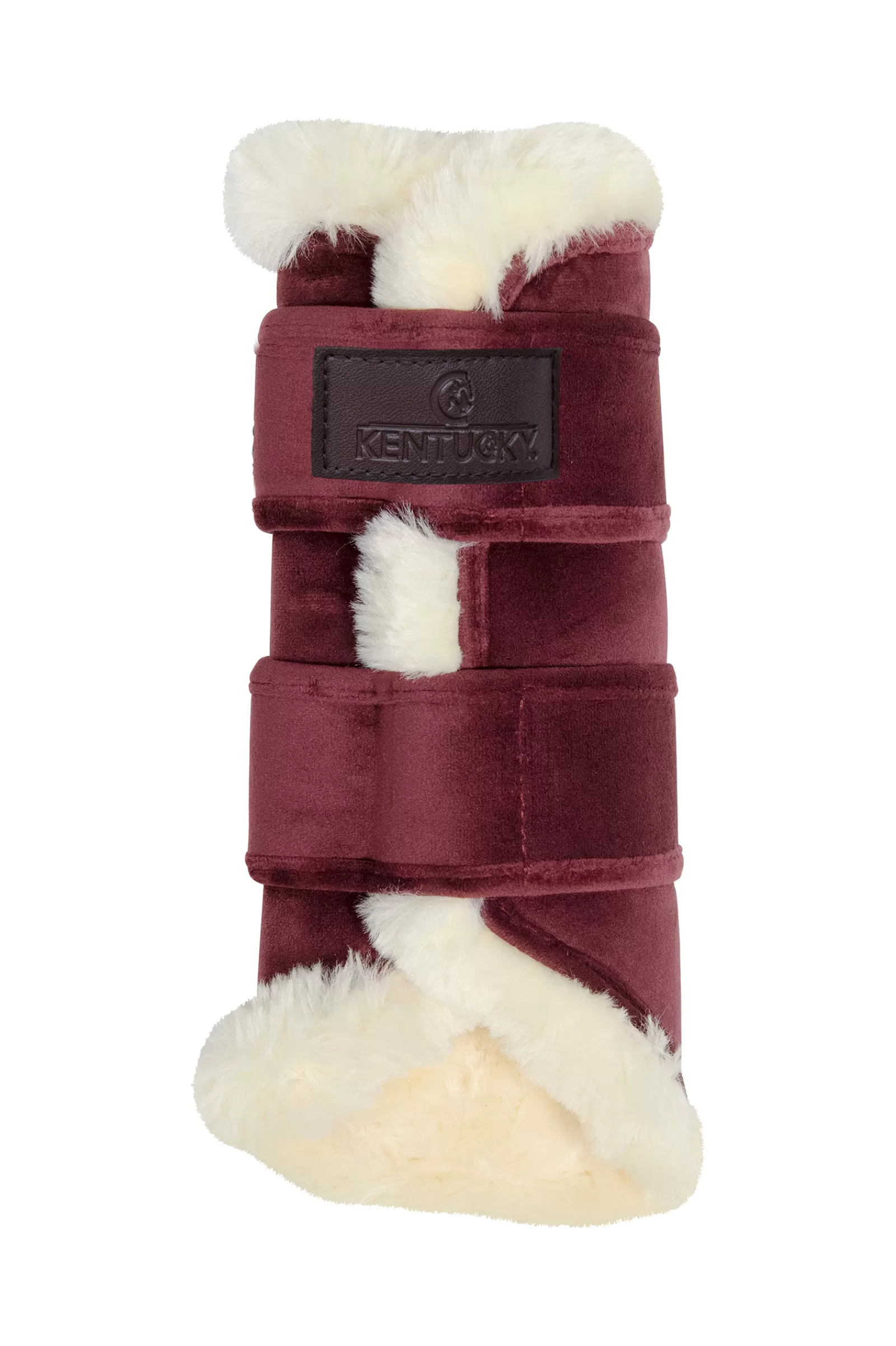 kentucky Horsewear Velvet Contrast Brushing Boots> Horse Boots