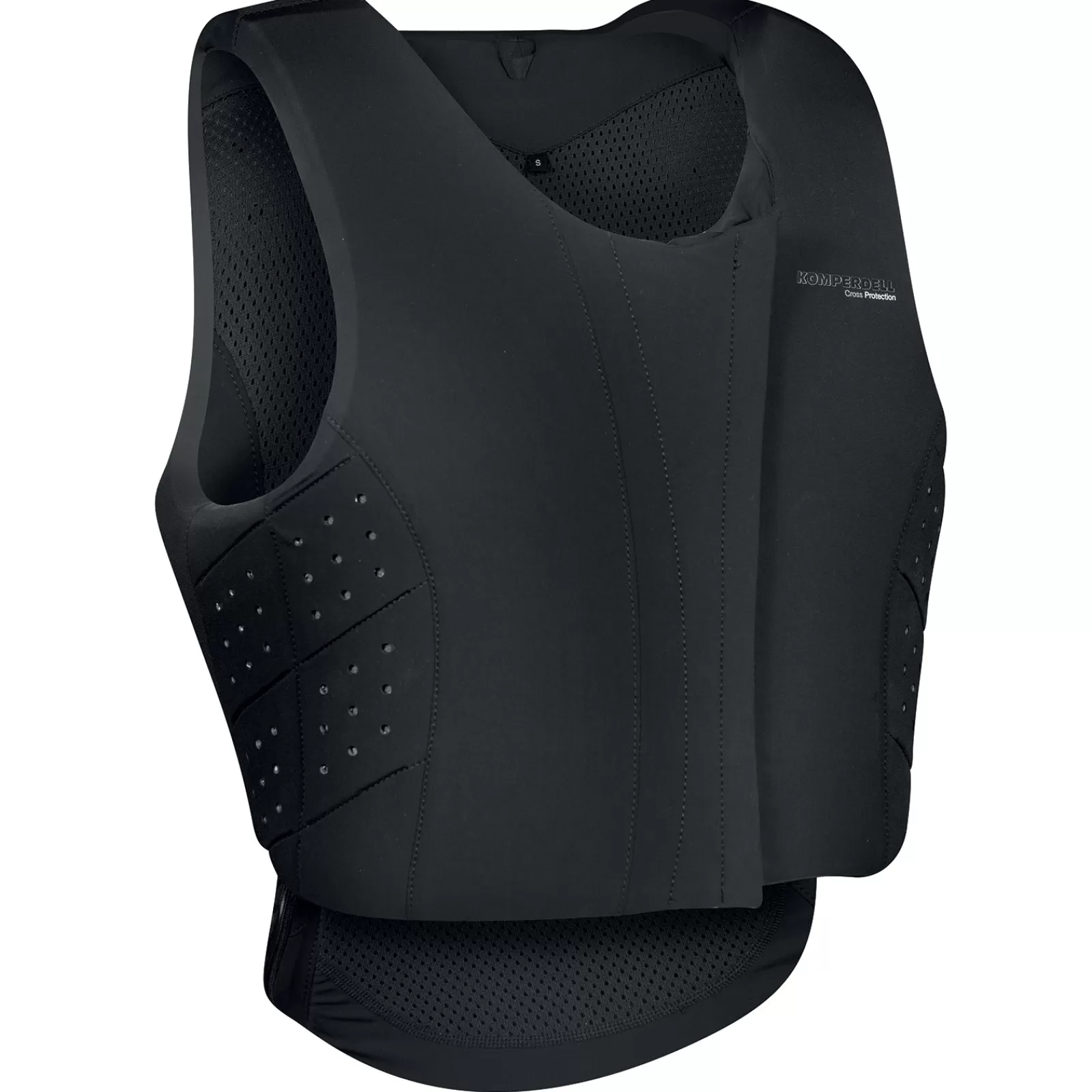 Body Protectors*komperdell Safety Vest Frontzipp Regular Fit Black