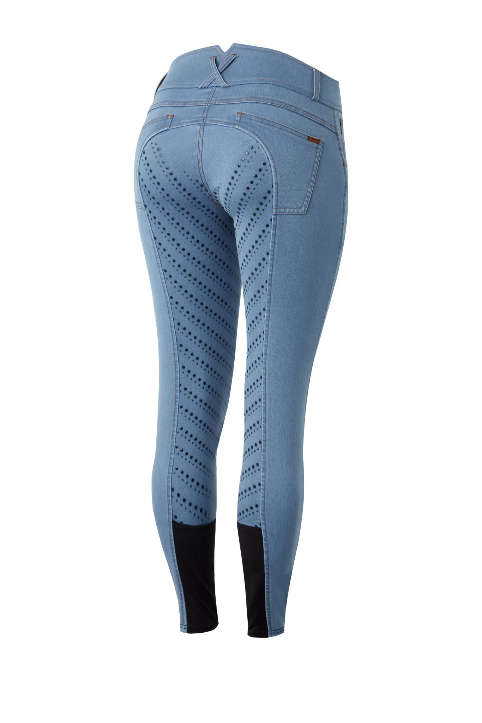 Full Seat Breeches*horze Ladies Denim Full Grip Breeches Light Denim