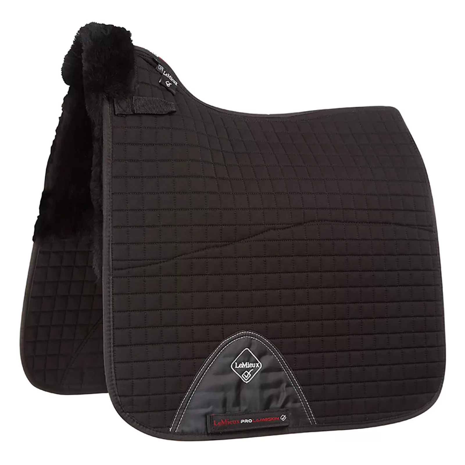 lemieux Lambswool Dr Sq, Half Lined> Dressage Saddle Pads