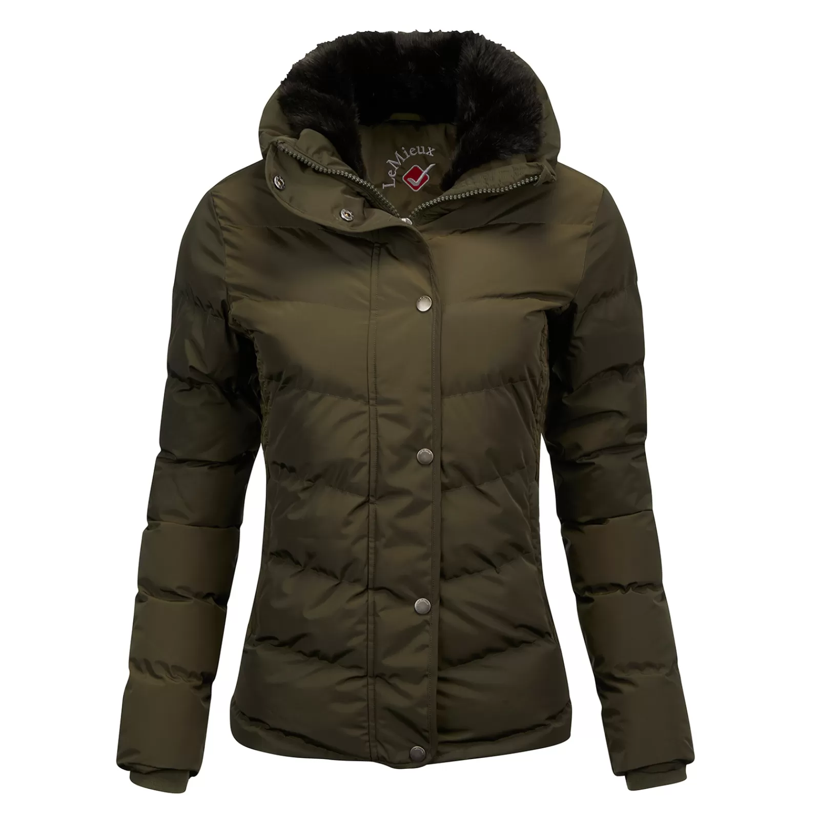 Rain Clothing*lemieux Short Coat Oak Green