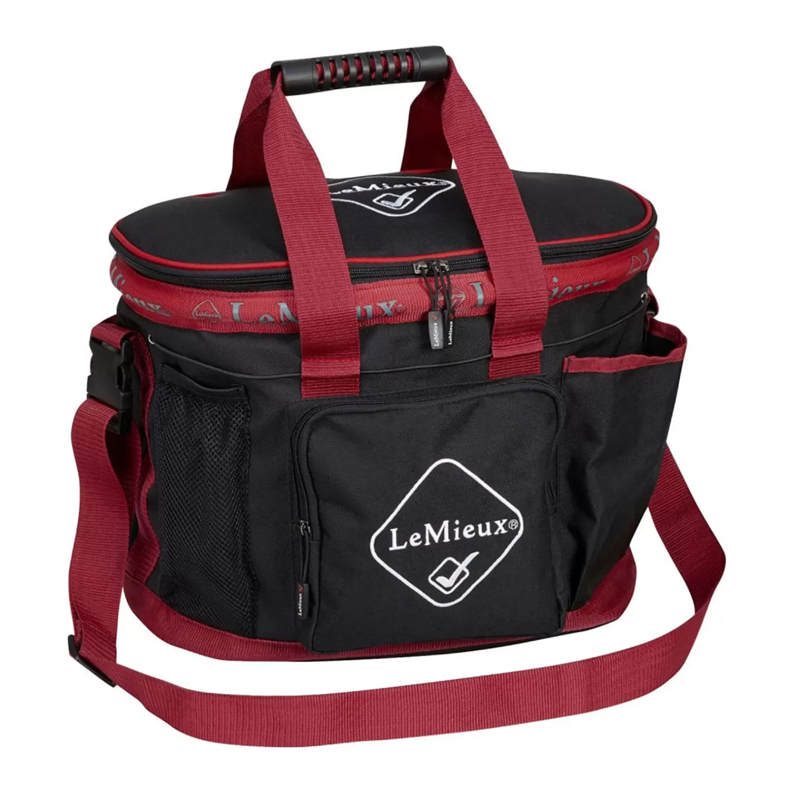 Bags*lemieux Showkit Grooming Bag Black/Red