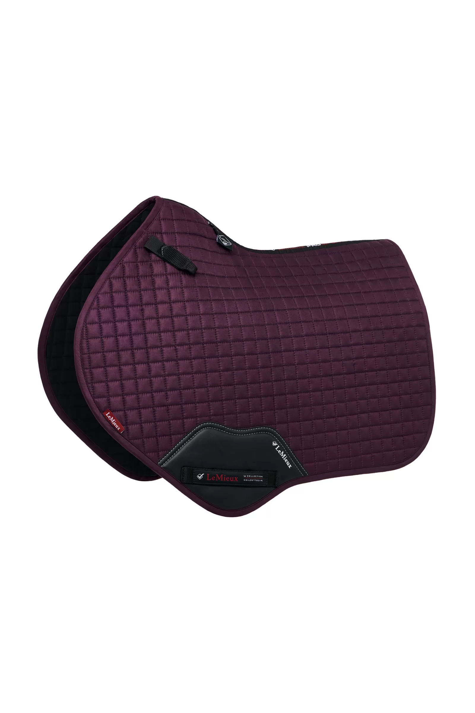 lemieux Suede Close Contact Square Saddle Pad> All Purpose & Jumping Saddle Pads