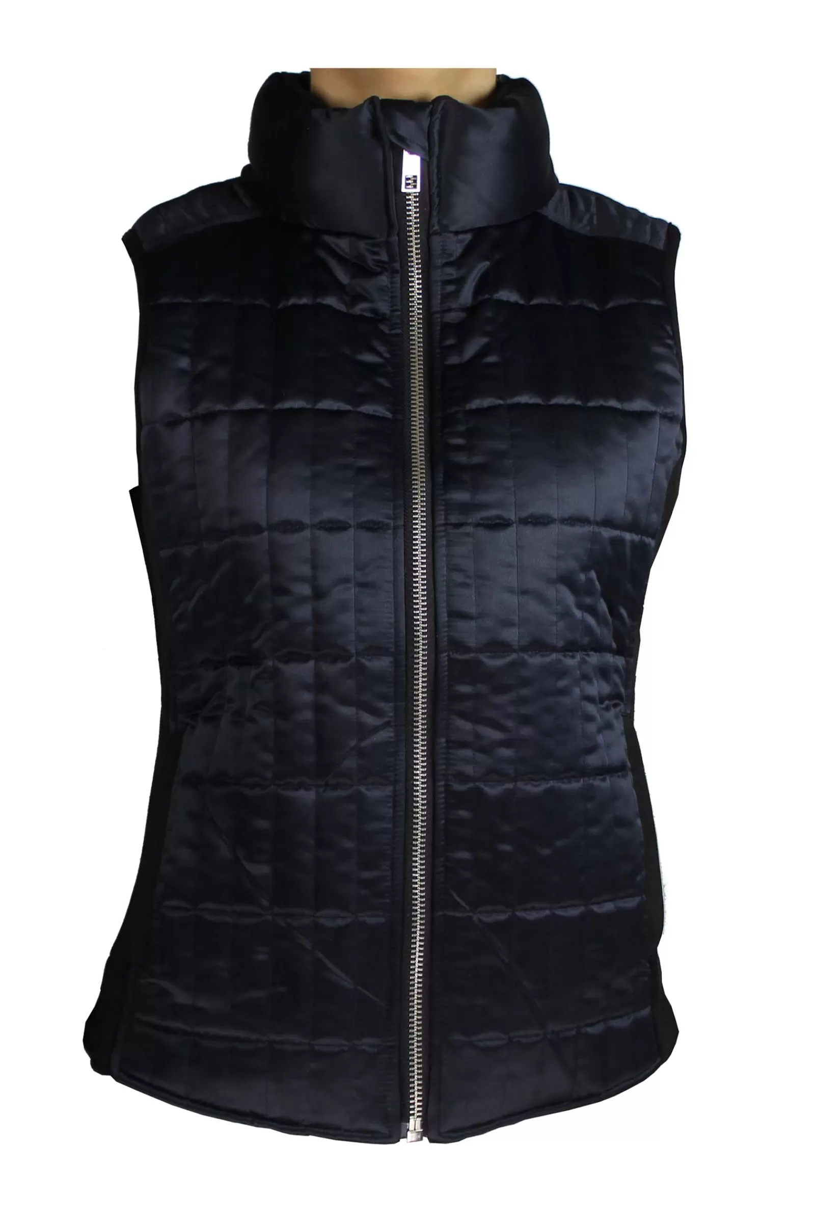 Coats & Jackets*minkhorse Mink Horse Shine-One Elegant Bodywarmer/Vest Midnight Dark Blue