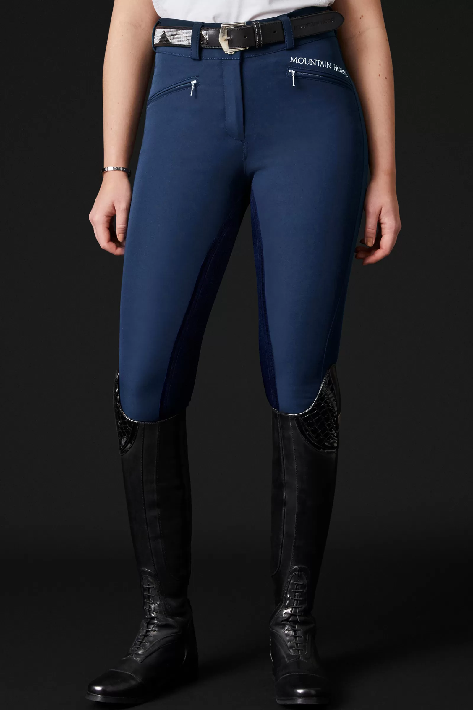 Full Seat Breeches*mountainhorse Mountain Horse Diana Women'S Full Seat Breeches For Women Db/Ab