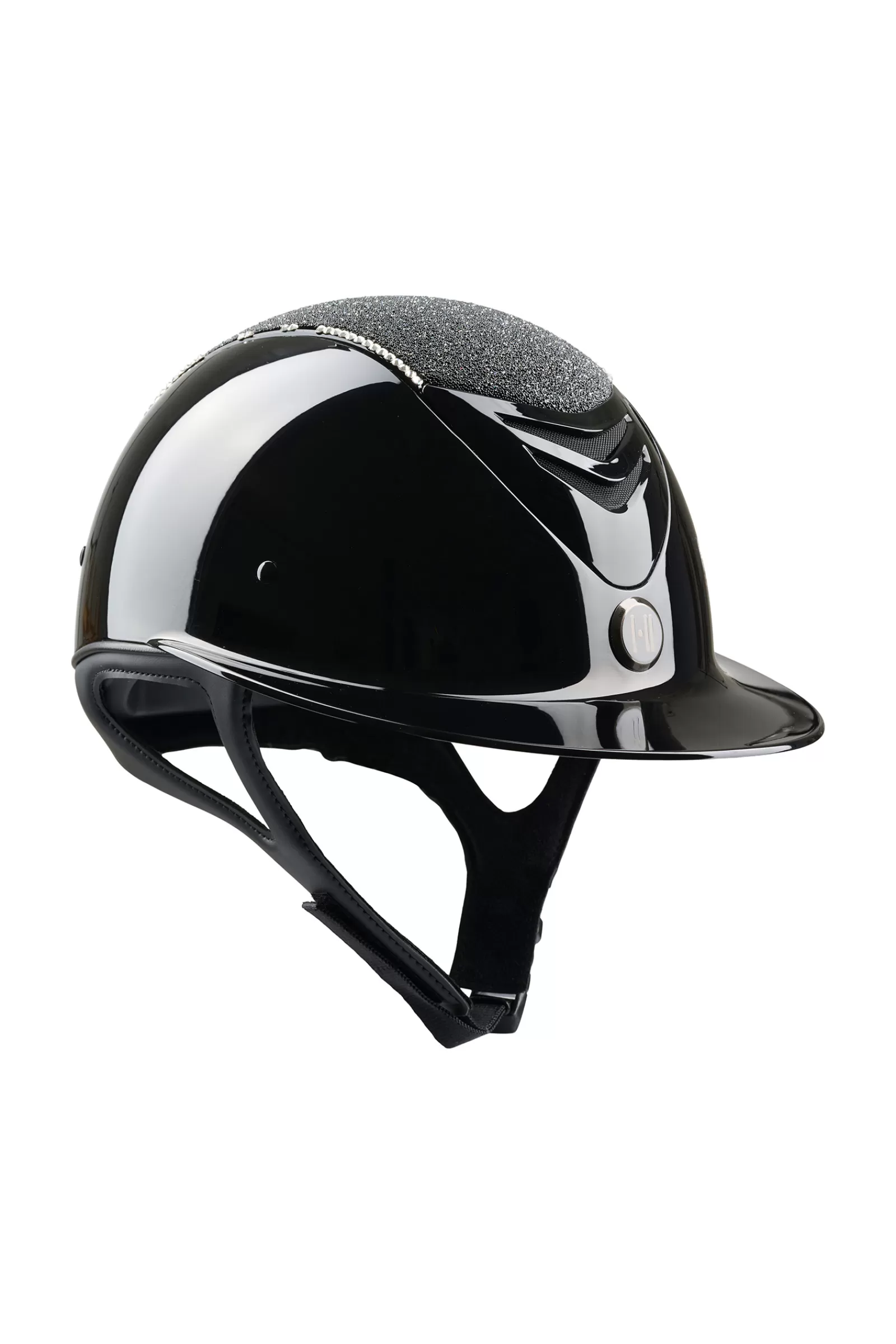 Riding Hats & Helmets*onek Avance Glossy Glitter Riding Helmet Black