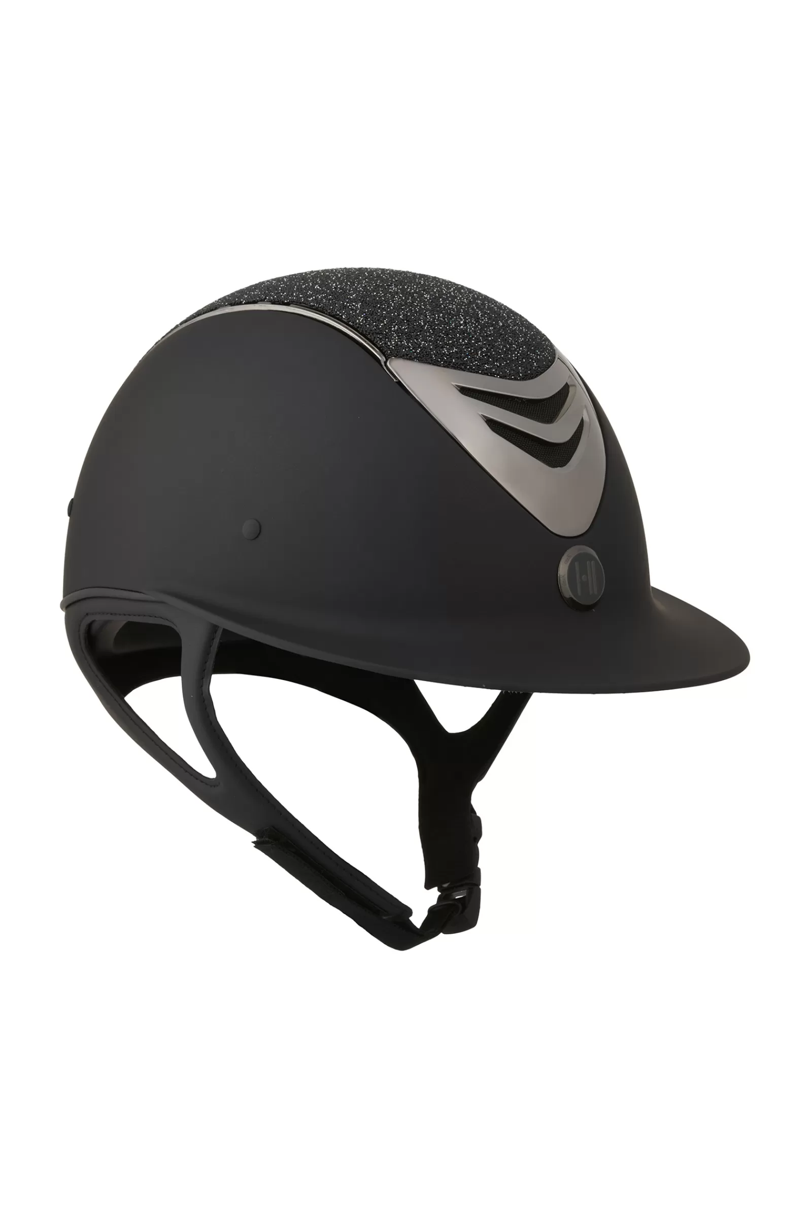 Riding Hats & Helmets*onek Avance Matt Glitter Chrome Riding Helmet Black