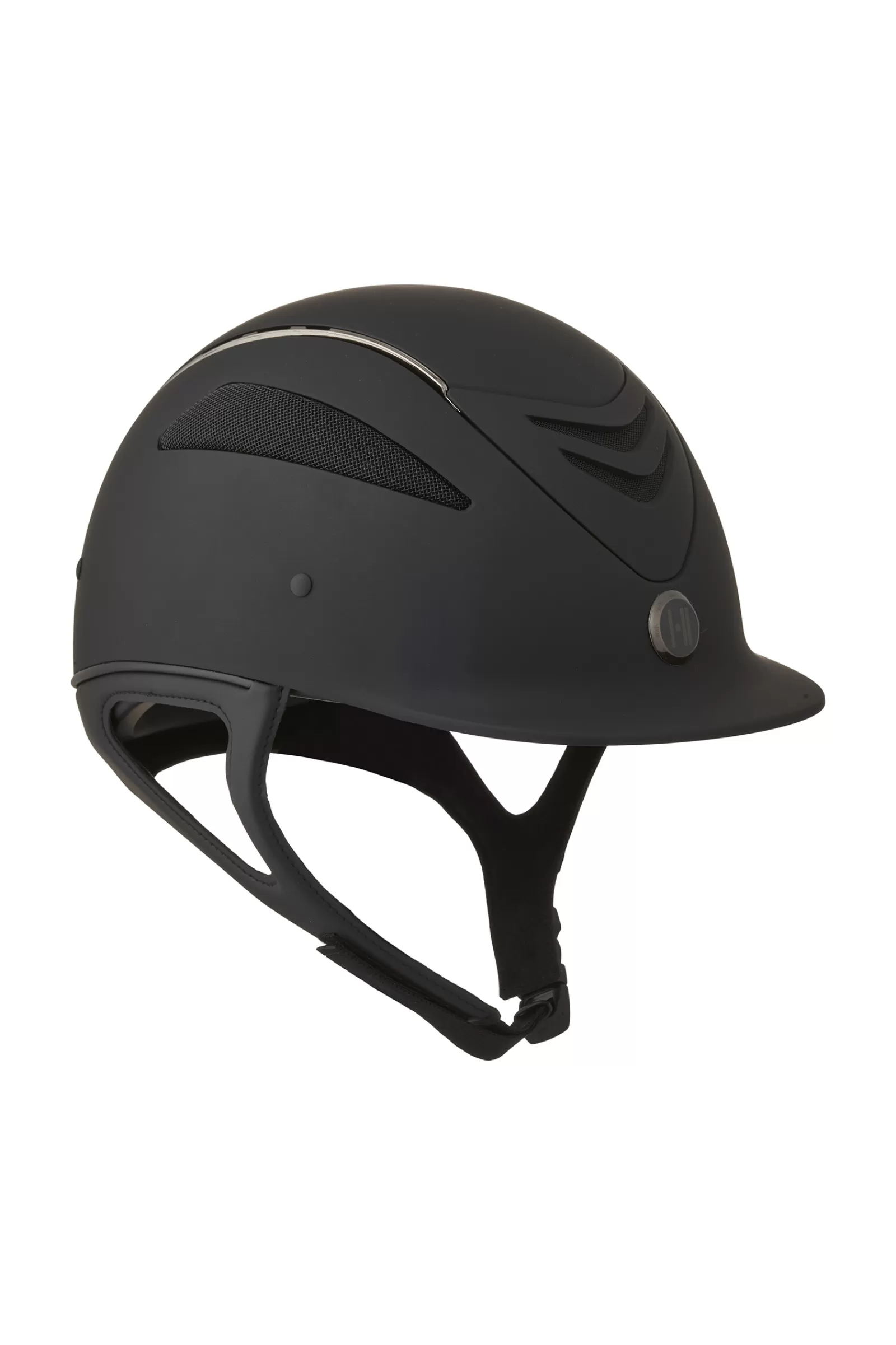 Riding Hats & Helmets*onek Defender Matt Chrome Riding Helmet Black