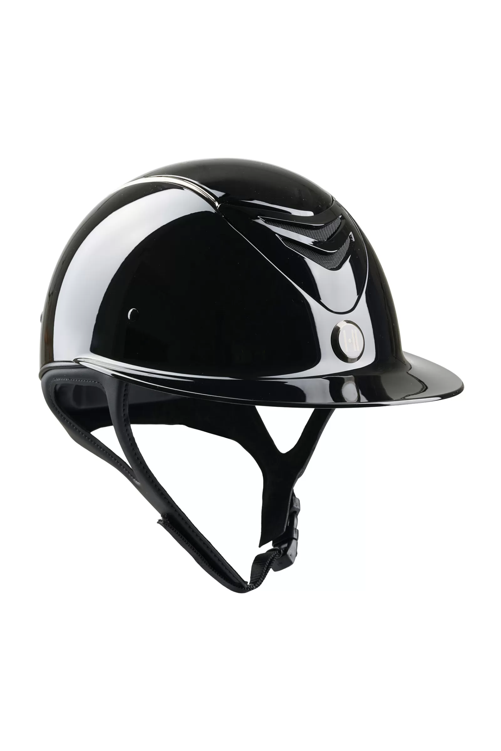 Riding Hats & Helmets*onek Mips Avance Glossy Chrome Pipe Riding Helmet Black