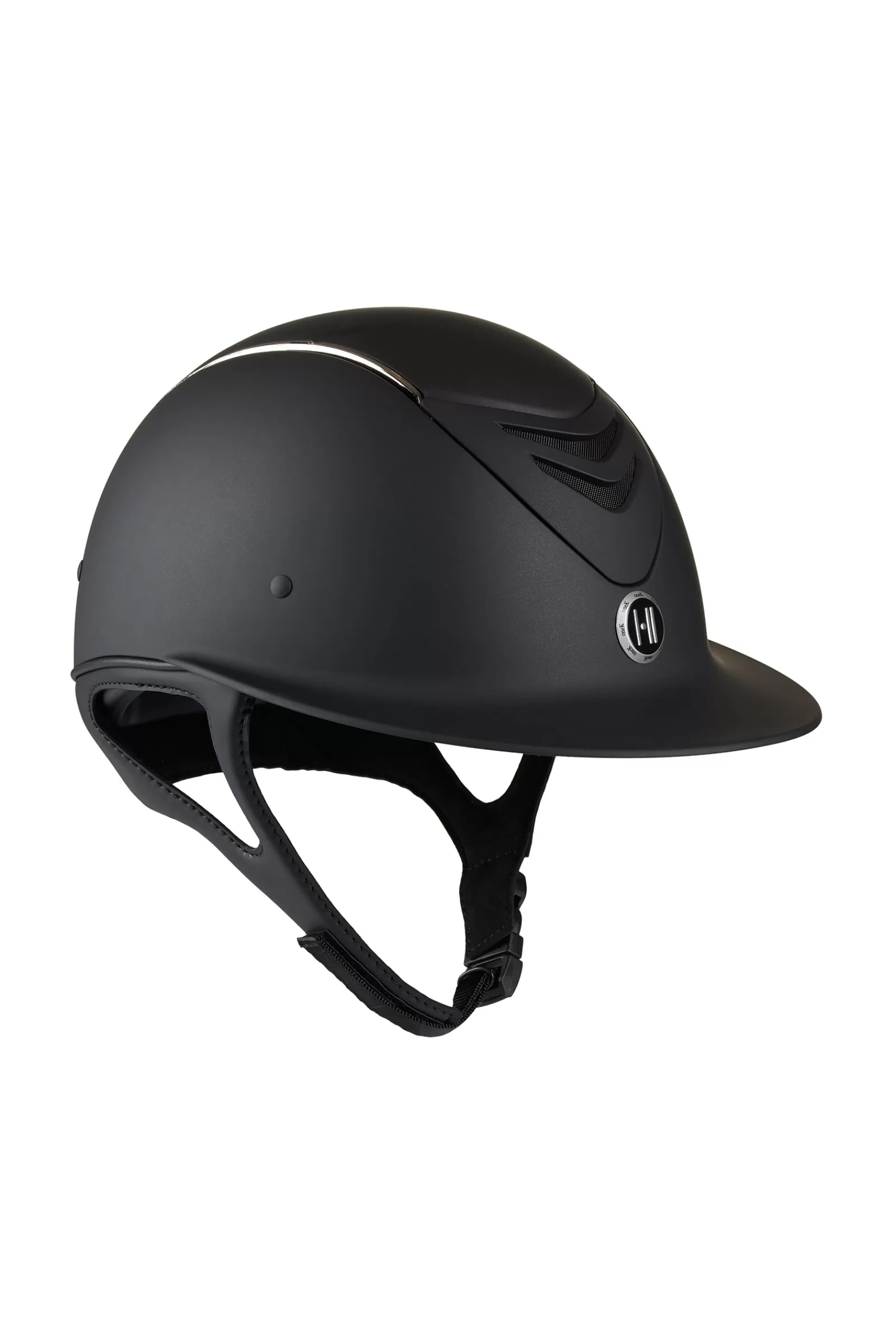 Riding Hats & Helmets*onek Mips Avance Matt Coloured Pipe Riding Helmet Black/Chrome