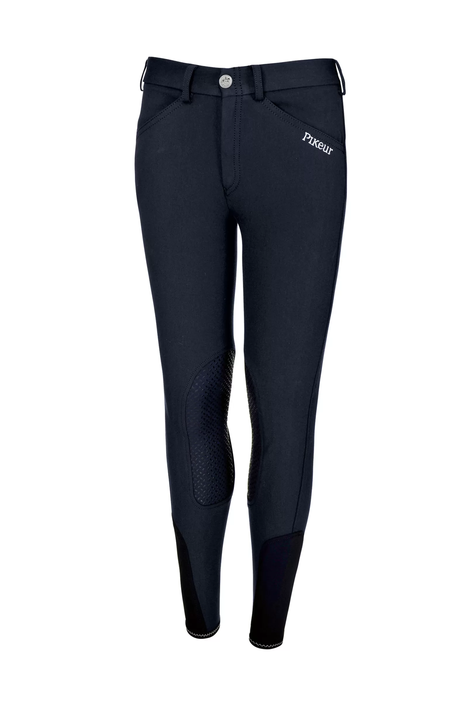 Jodhpurs & Breeches*pikeur Brooklyn Grip Kids Kneepatch Breeches Blue Nights