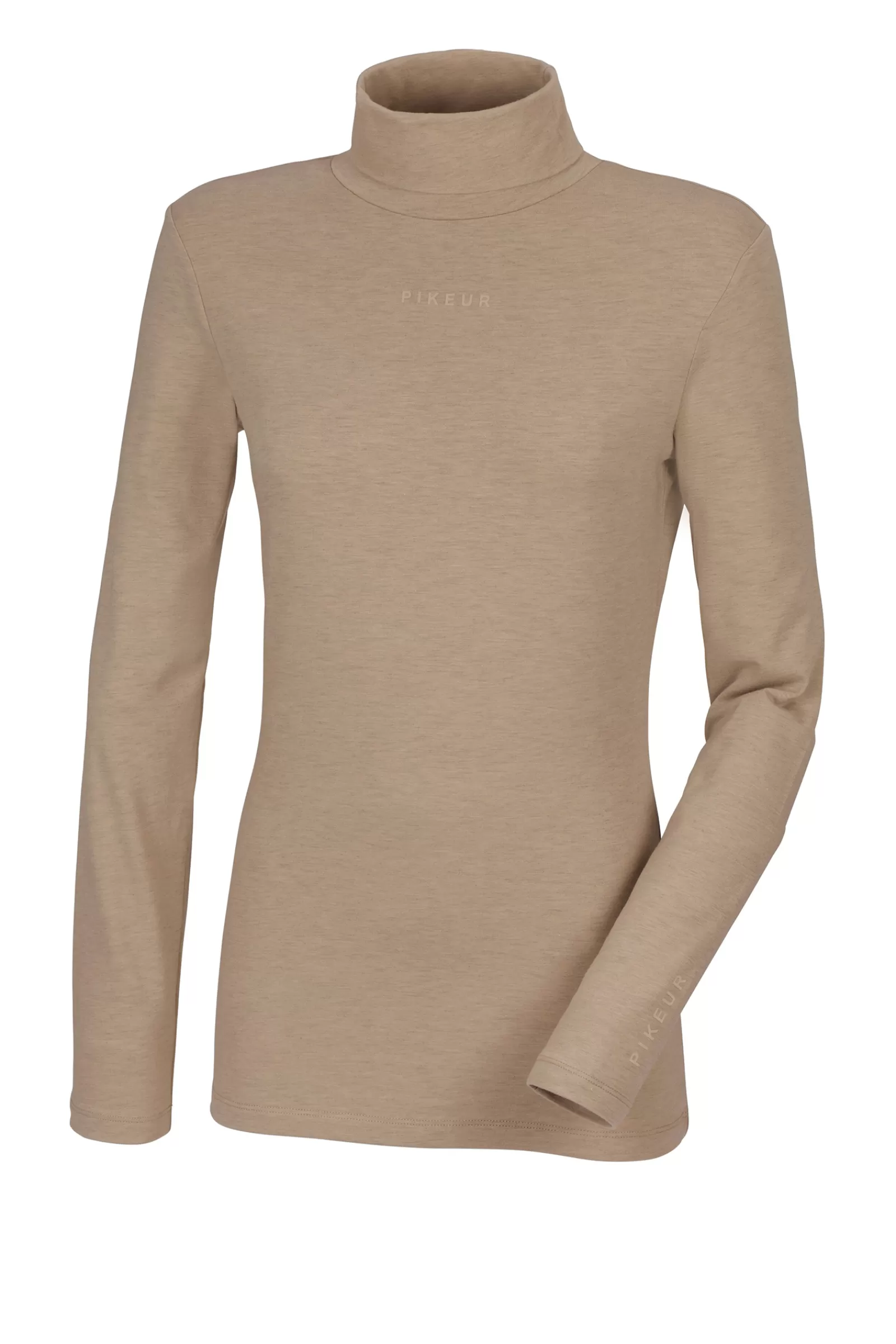 Tops & T-Shirts*pikeur Classic Sports Women'S Rollneck Soft Taupe Melange