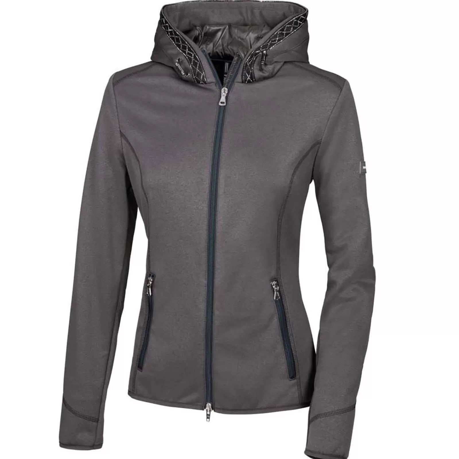 Riding Jumpers & Fleeces*pikeur Dalina Ladies' Fleece Jacket Anthracite/Melange Grey