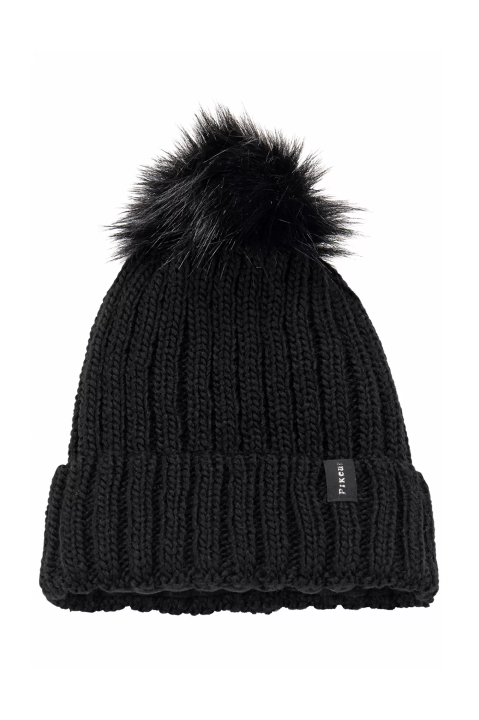 Caps & Headbands*pikeur Hat With A Fur Pompom Black