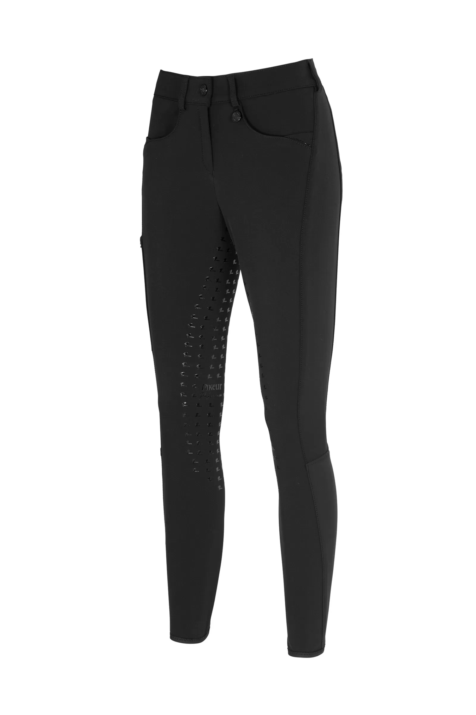 Full Seat Breeches*pikeur Oliva Athleisure Women'S Full Grip Breeches Black