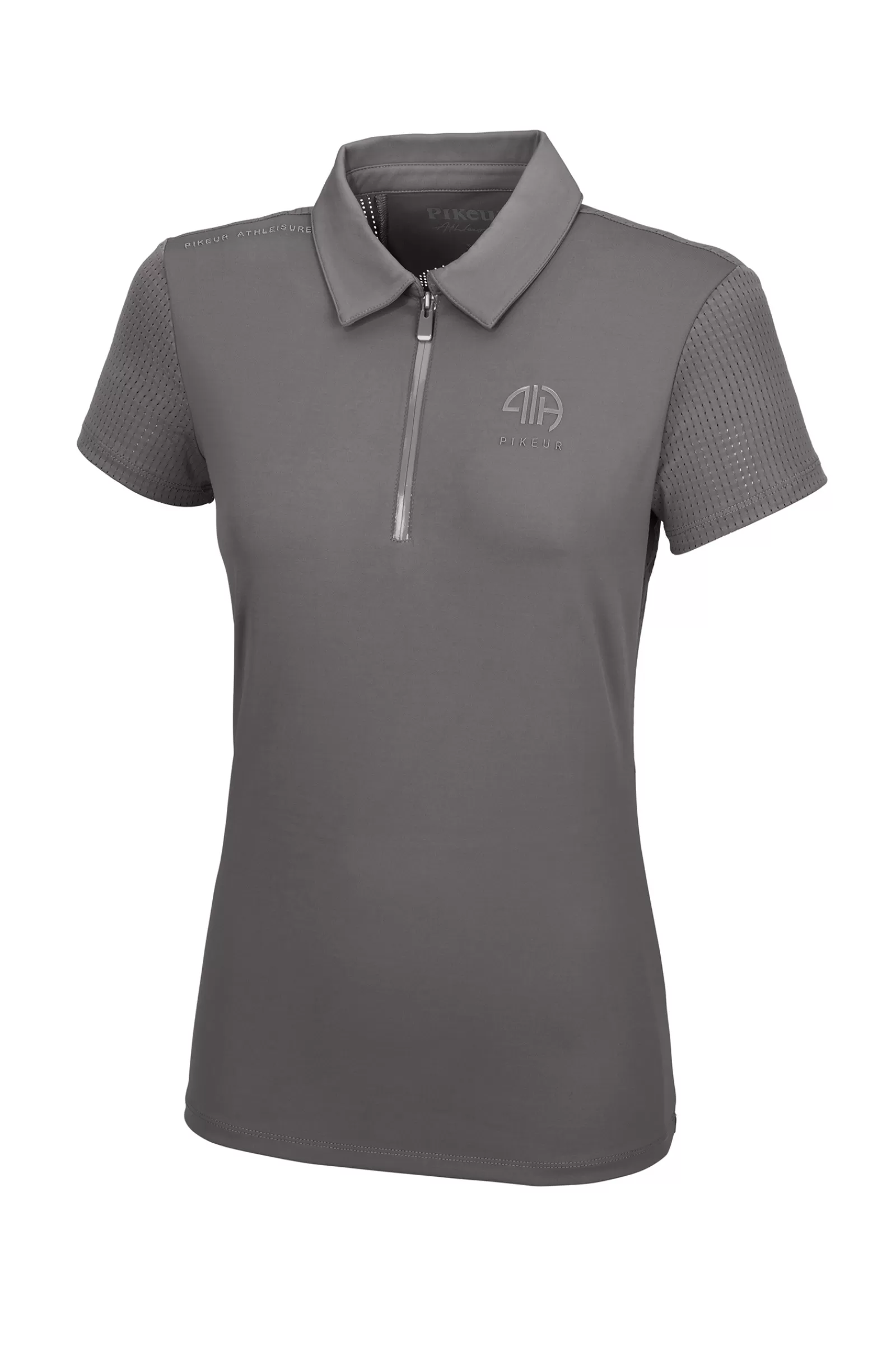 Tops & T-Shirts*pikeur Tasha Women'S Polo Shirt Bronze Dark Grey