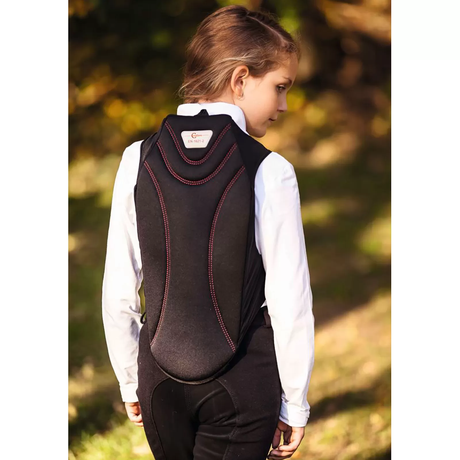 Kids' Riding Body Protectors*covalliero Protectosoft Back Protection Vest For Children Black