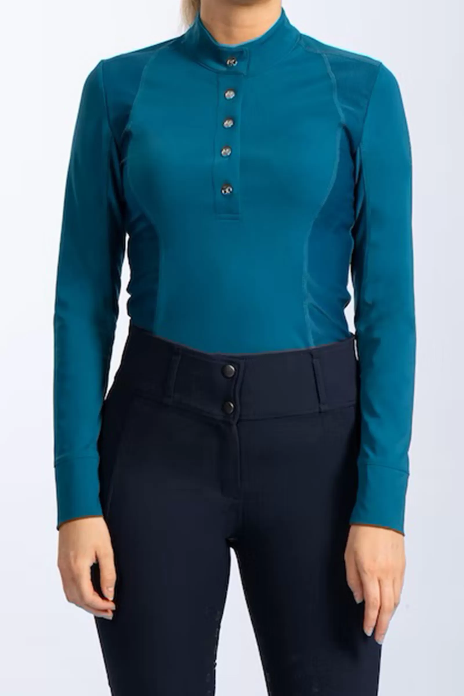 Tops & T-Shirts*psofsweden Ps Of Sweden Cecile Women'S Longsleeve Baselayer Petrol Blue