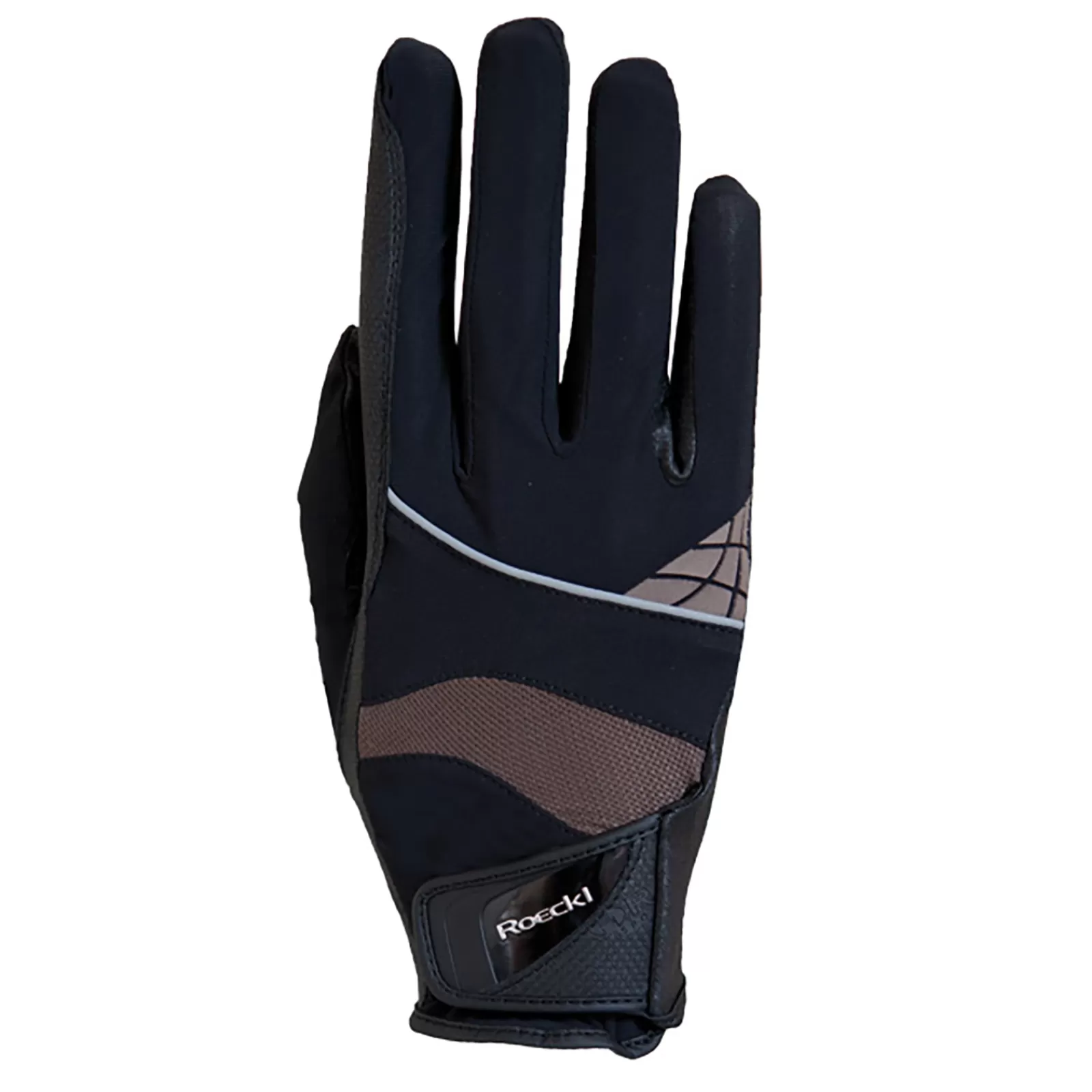 Summer Riding Gloves*roeckl Montreal Gloves Black/Dark Brown